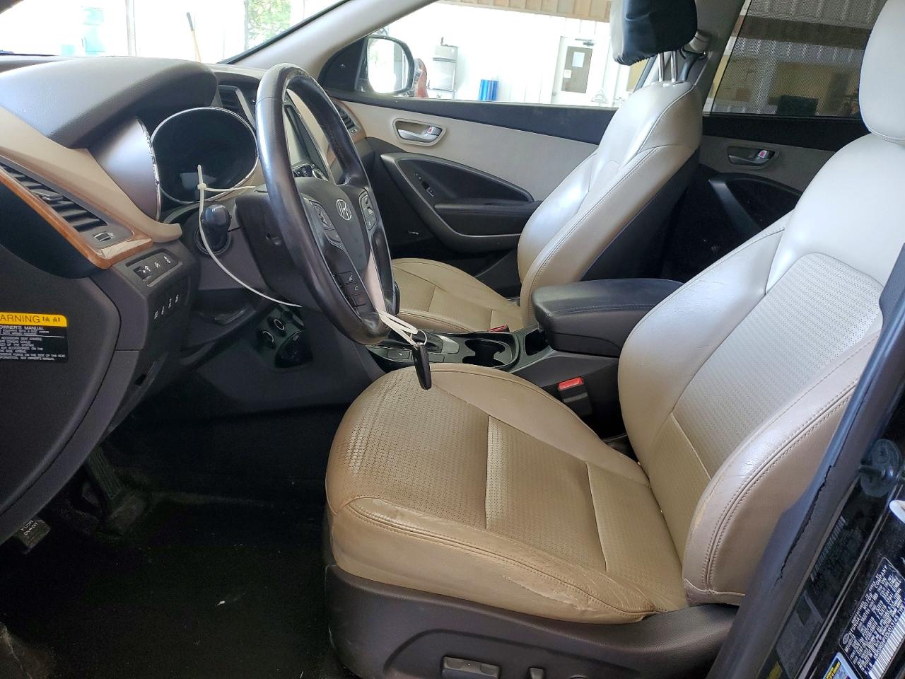 2013 Hyundai Santa Fe Limited Черный vin: KM8SRDHF0DU013145