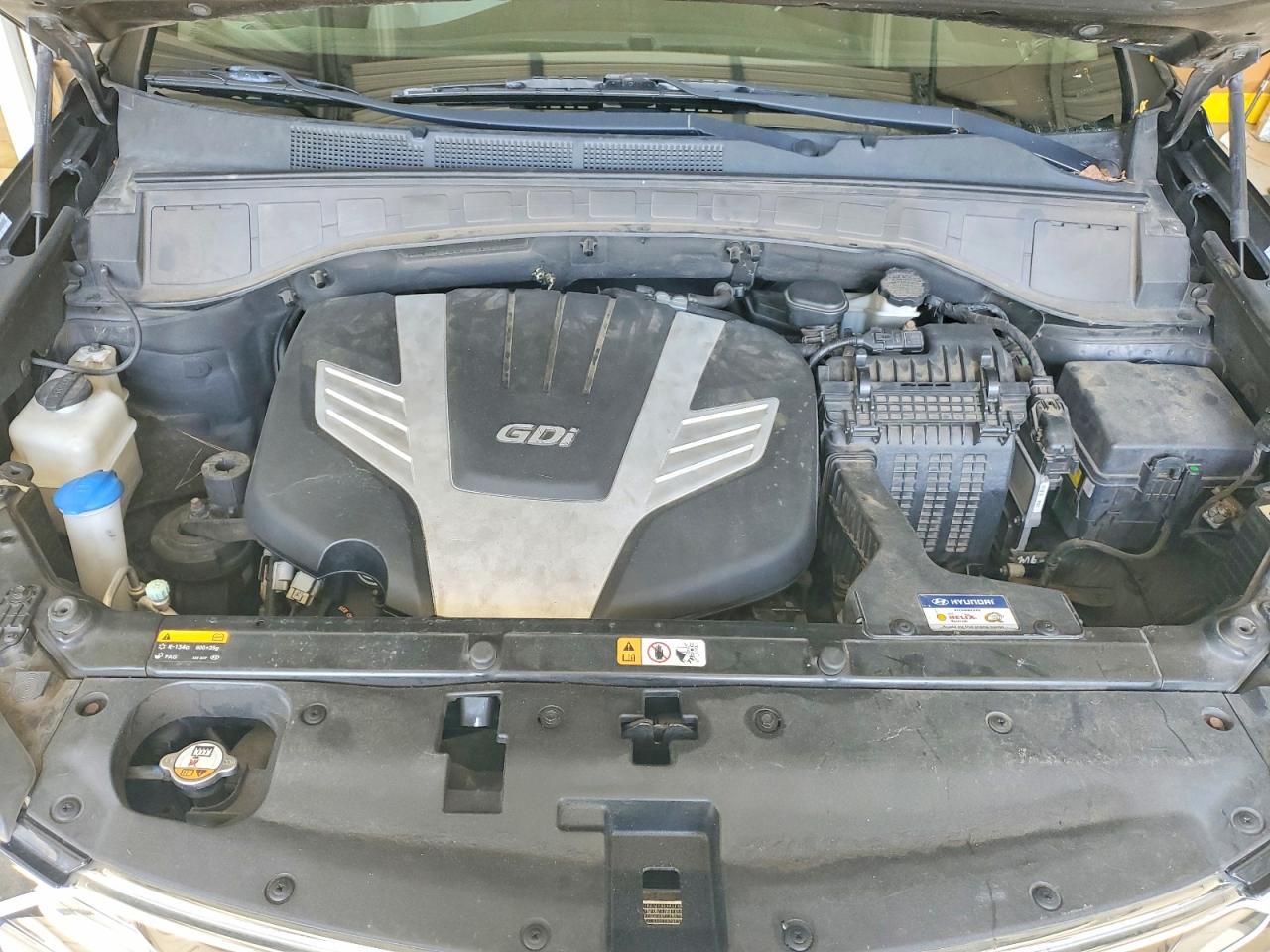 2013 Hyundai Santa Fe Limited Черный vin: KM8SRDHF0DU013145