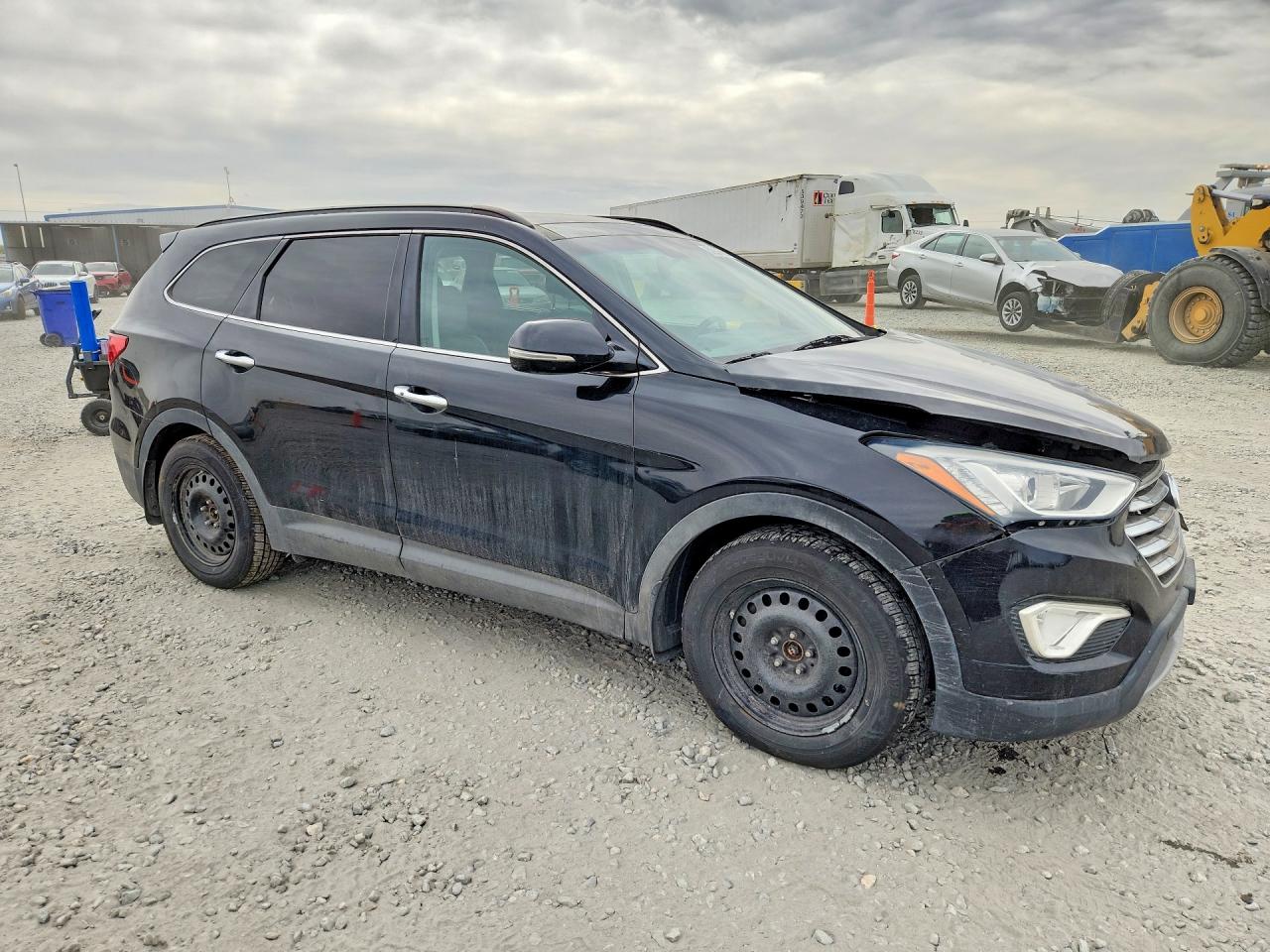 2014 Hyundai Santa Fe Gls Black vin: KM8SRDHF0EU078580