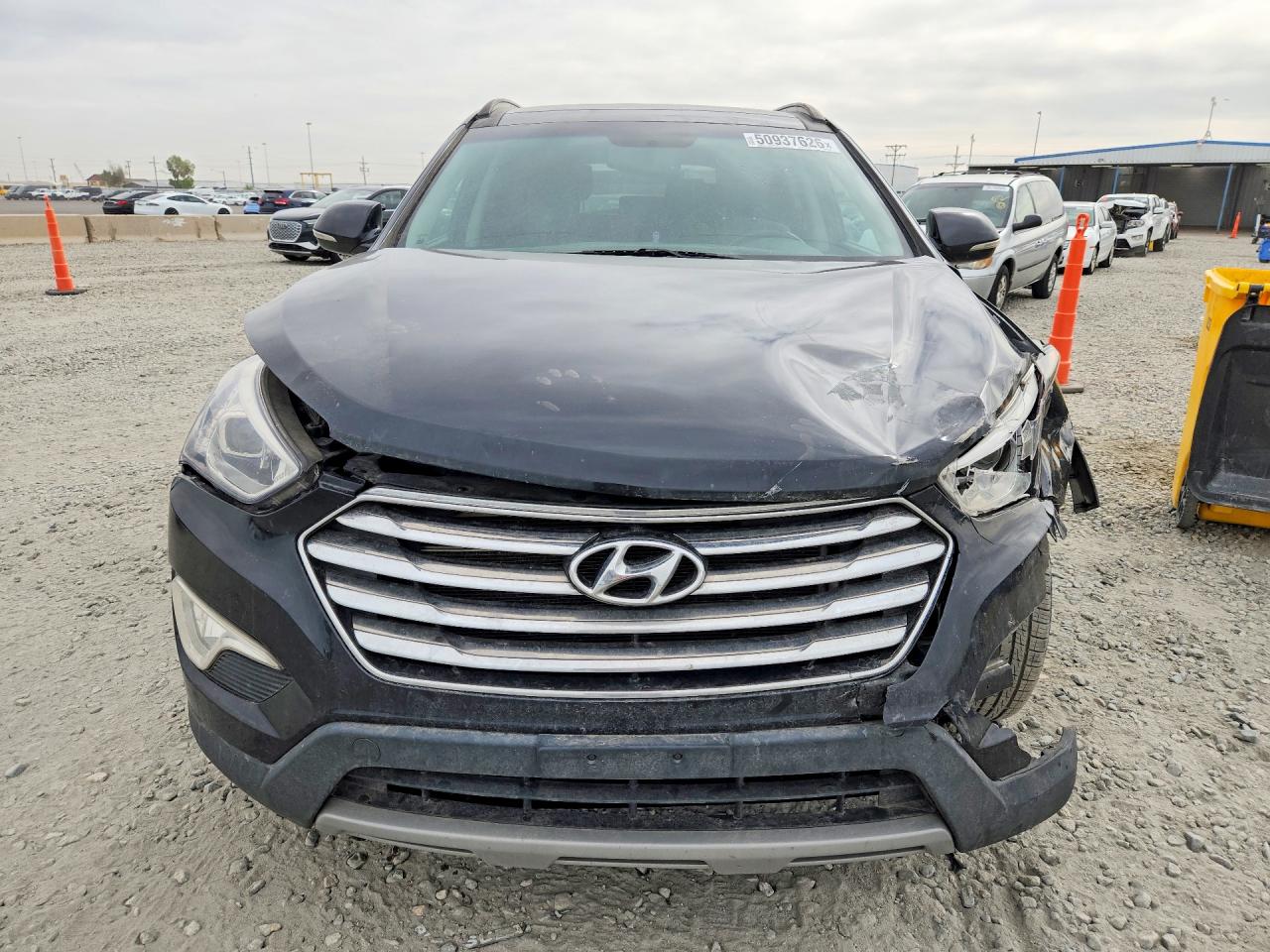 2014 Hyundai Santa Fe Gls Black vin: KM8SRDHF0EU078580