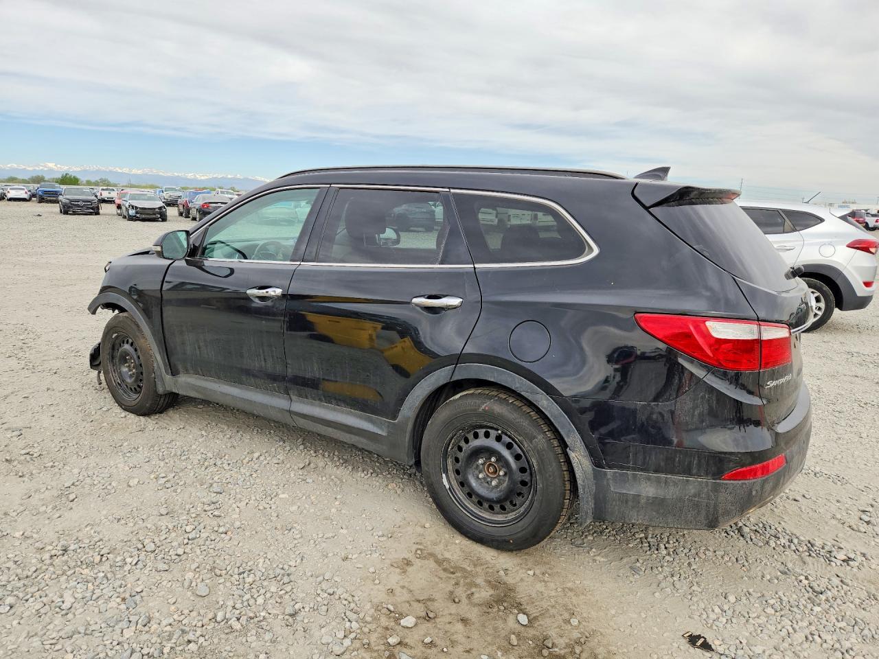 2014 Hyundai Santa Fe Gls Black vin: KM8SRDHF0EU078580