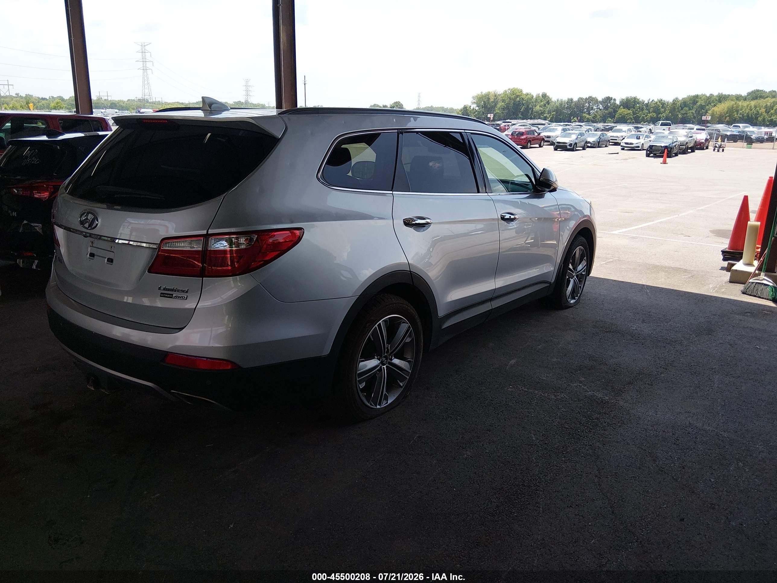 2015 Hyundai Santa Fe Limited Gray vin: KM8SRDHF0FU094568
