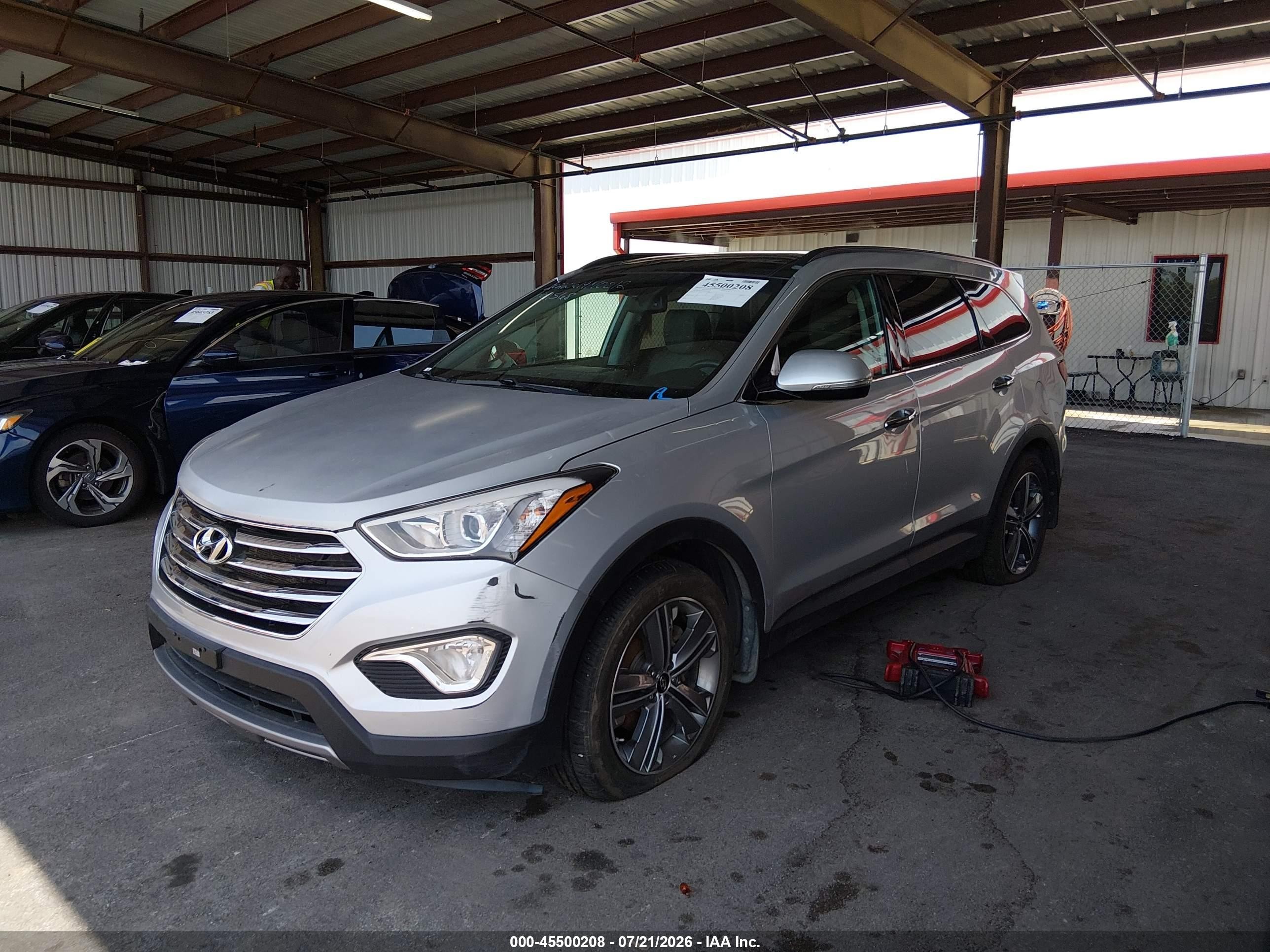 2015 Hyundai Santa Fe Limited Gray vin: KM8SRDHF0FU094568