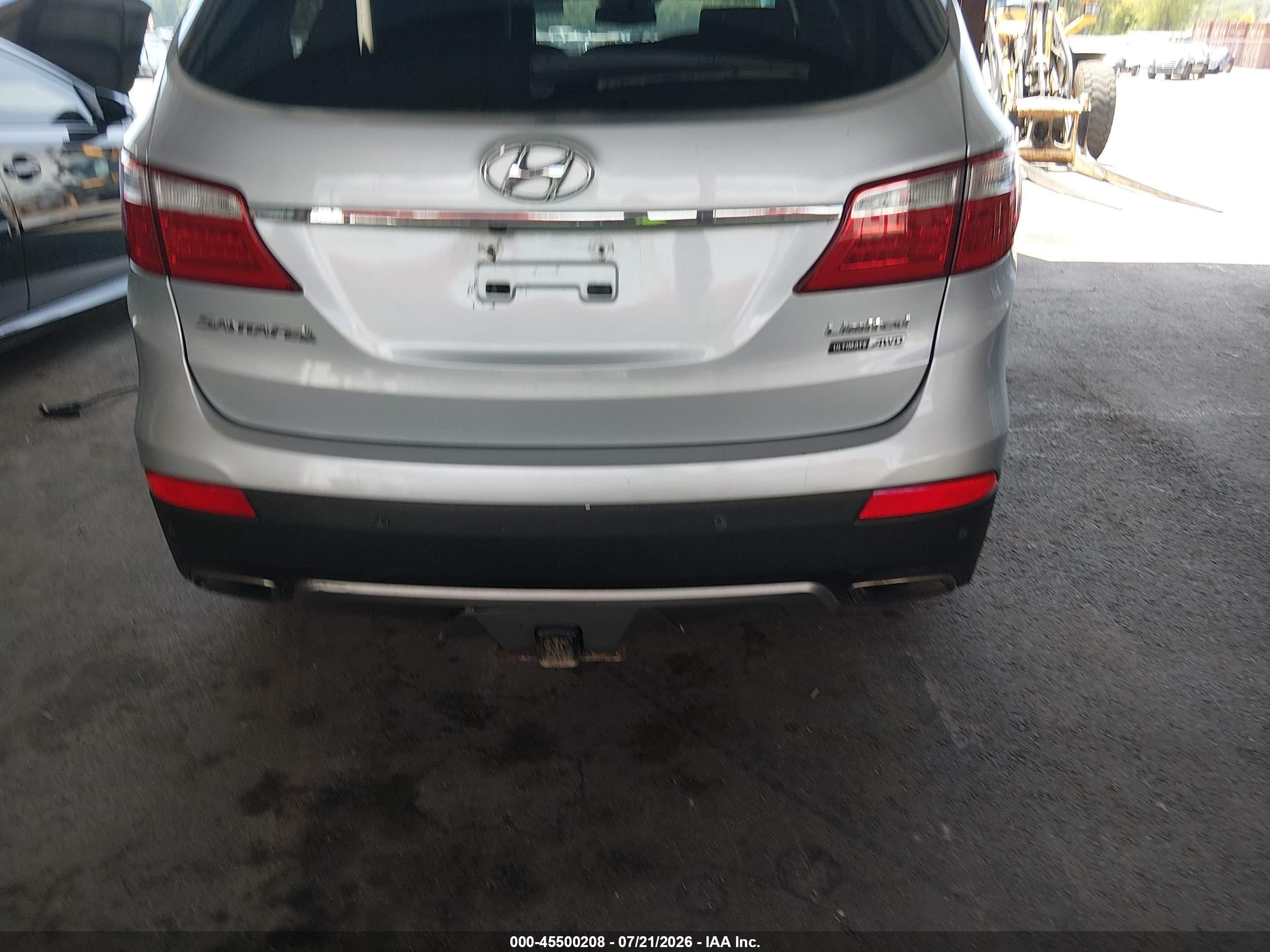 2015 Hyundai Santa Fe Limited Gray vin: KM8SRDHF0FU094568