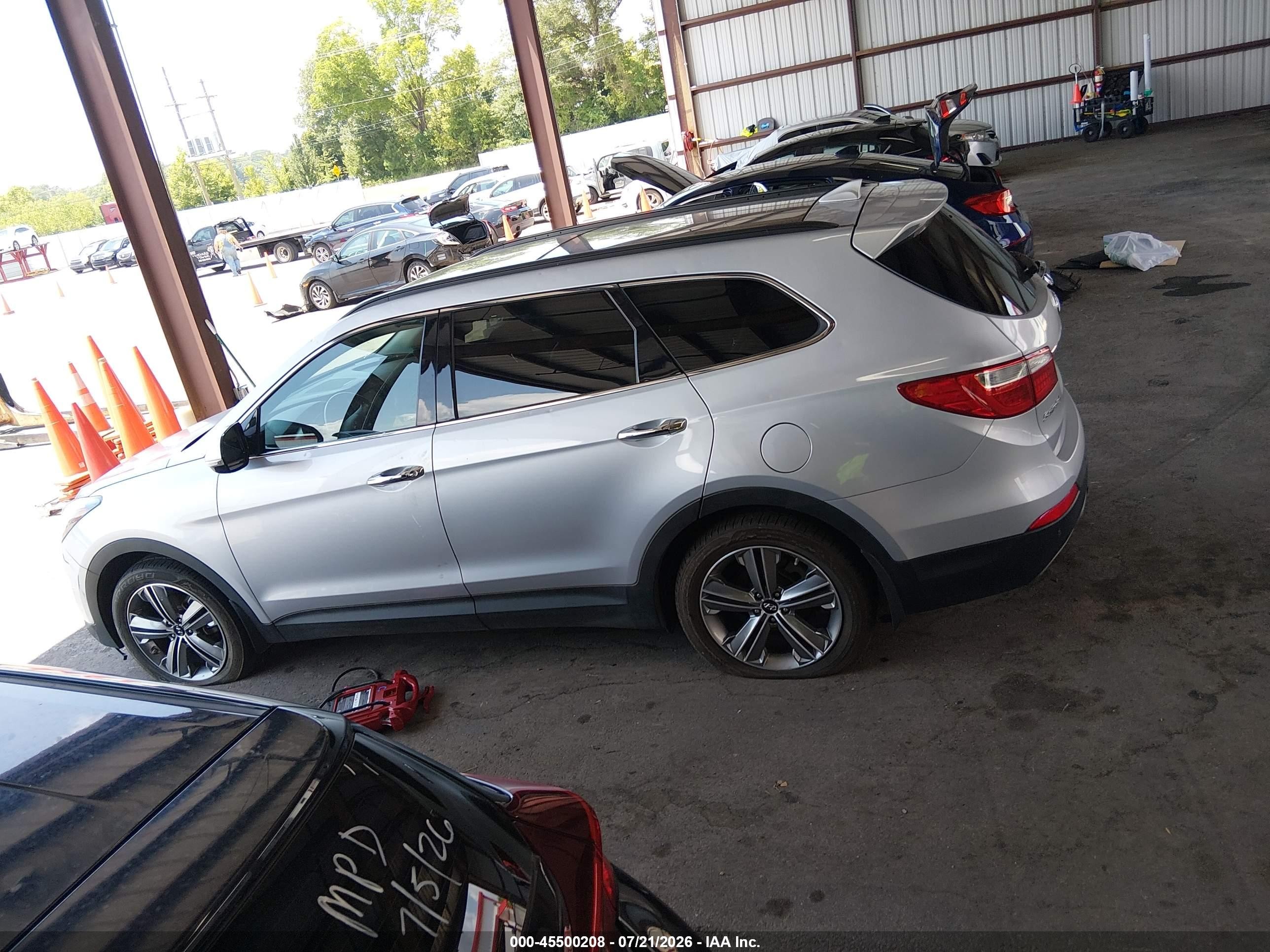 2015 Hyundai Santa Fe Limited Gray vin: KM8SRDHF0FU094568