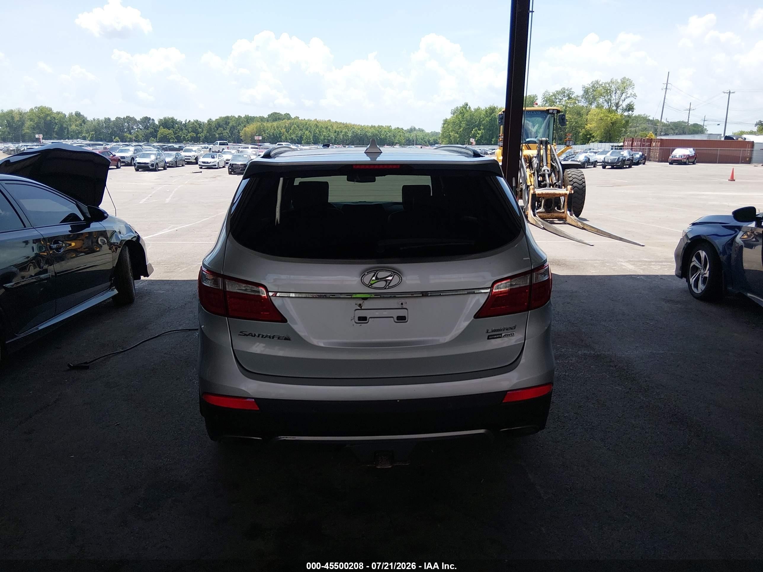 2015 Hyundai Santa Fe Limited Gray vin: KM8SRDHF0FU094568