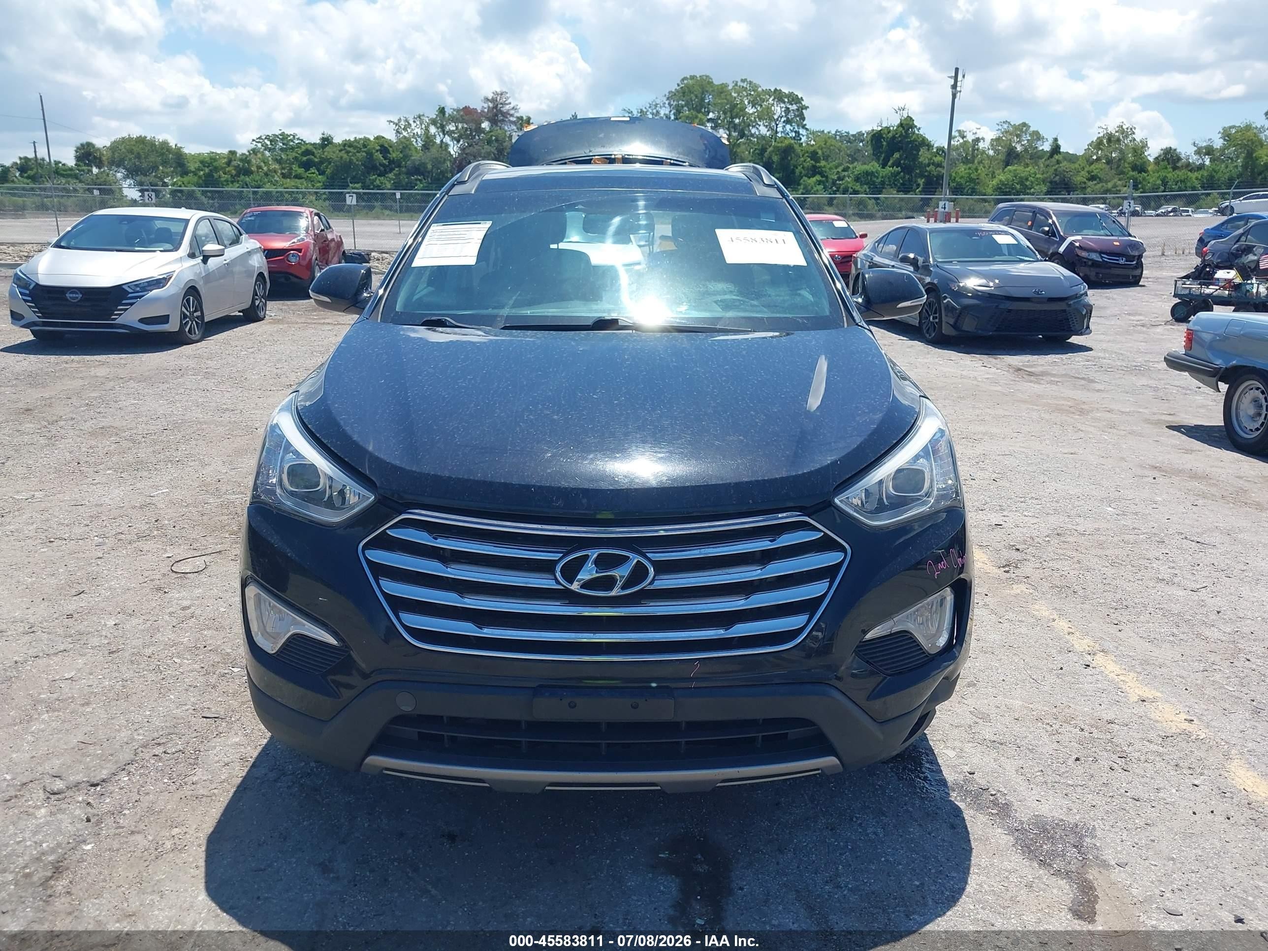 2015 Hyundai Santa Fe Limited Black vin: KM8SRDHF0FU102183