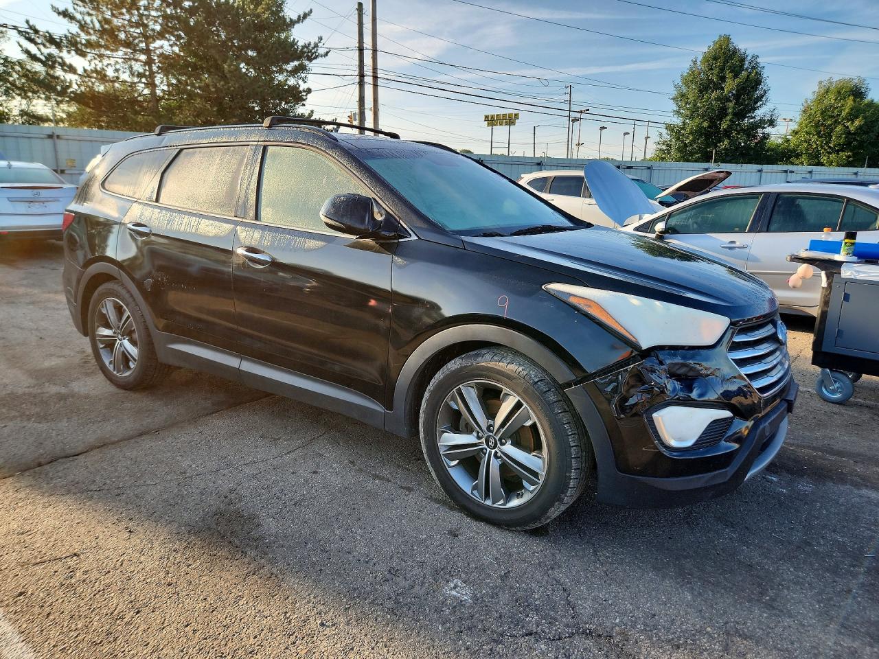 2015 Hyundai Santa Fe Gls Black vin: KM8SRDHF0FU118786