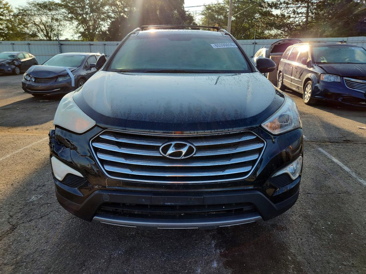 2015 Hyundai Santa Fe Gls Black vin: KM8SRDHF0FU118786