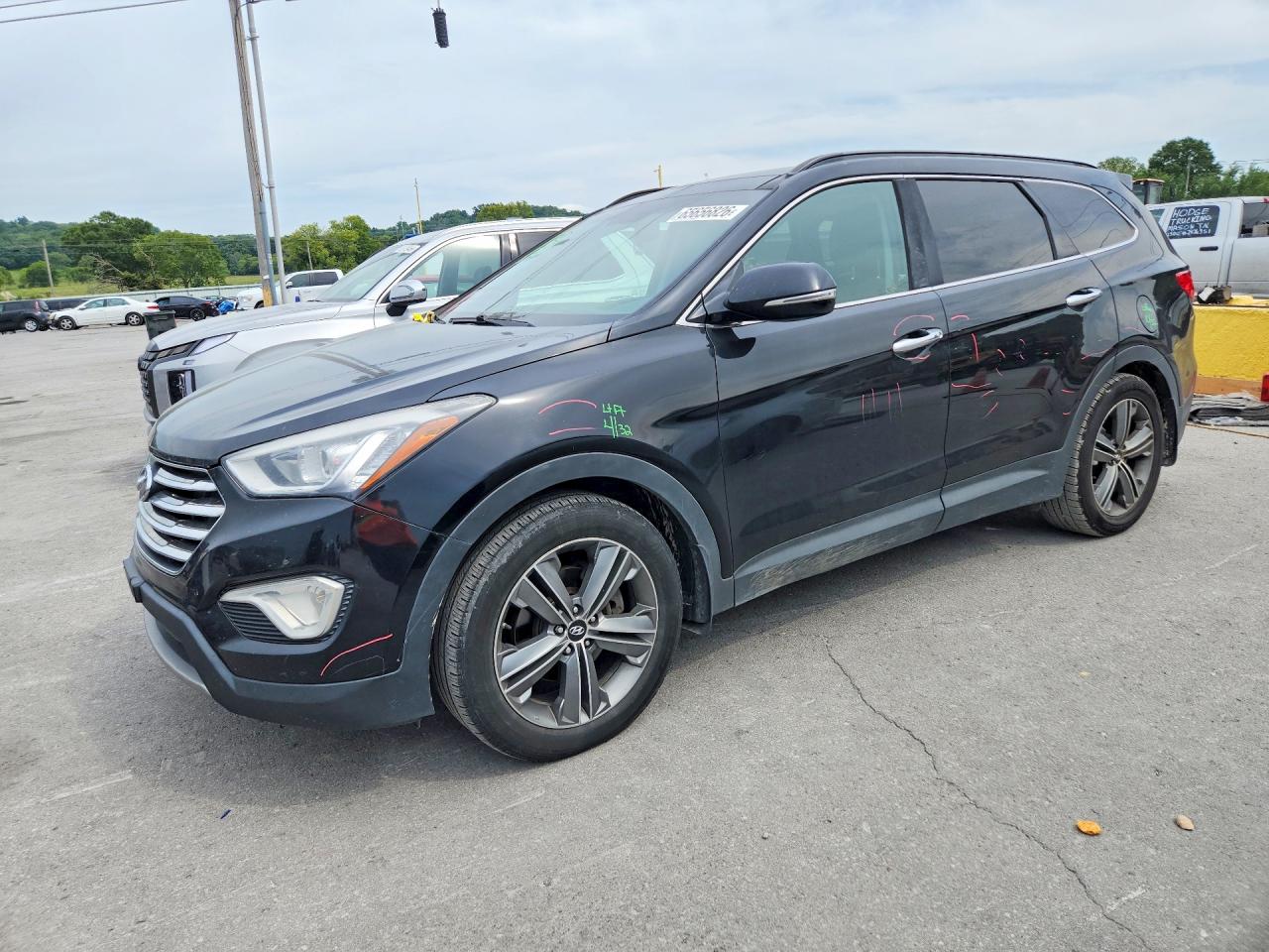 2015 Hyundai Santa Fe Limited Black vin: KM8SRDHF0FU125799