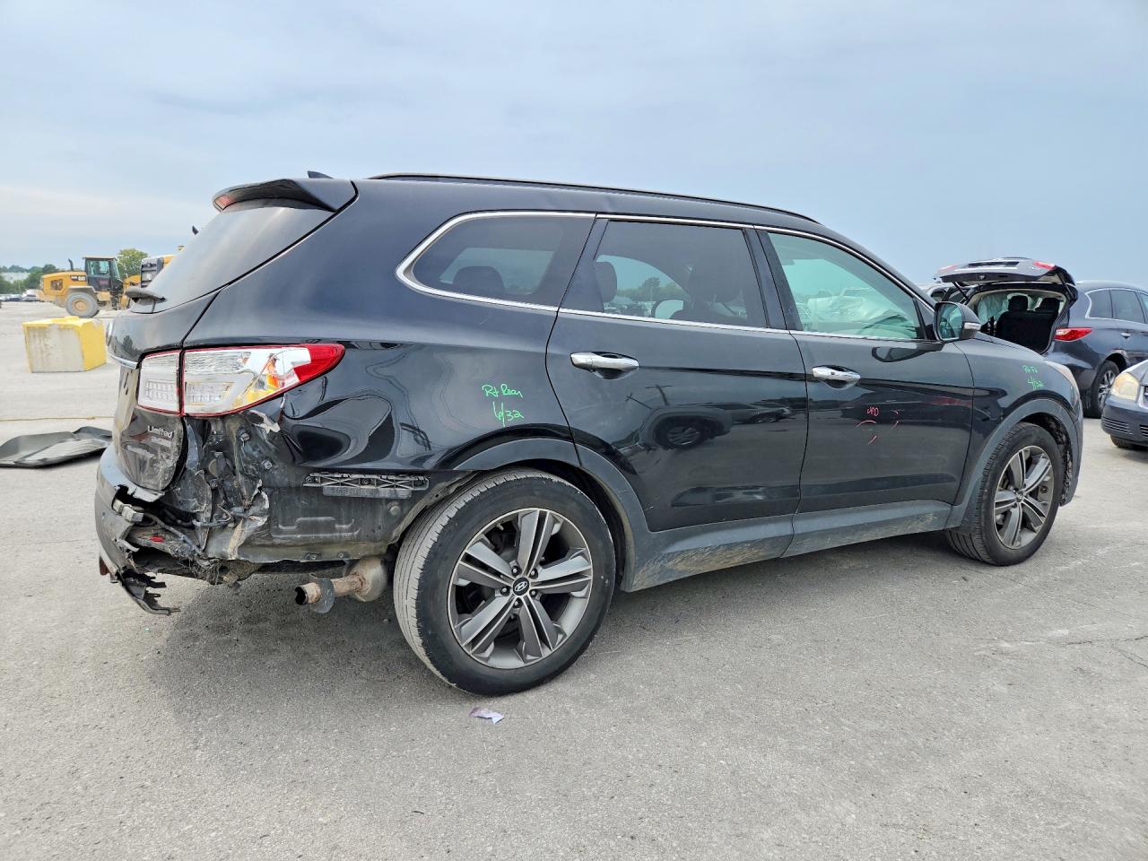 2015 Hyundai Santa Fe Limited Black vin: KM8SRDHF0FU125799