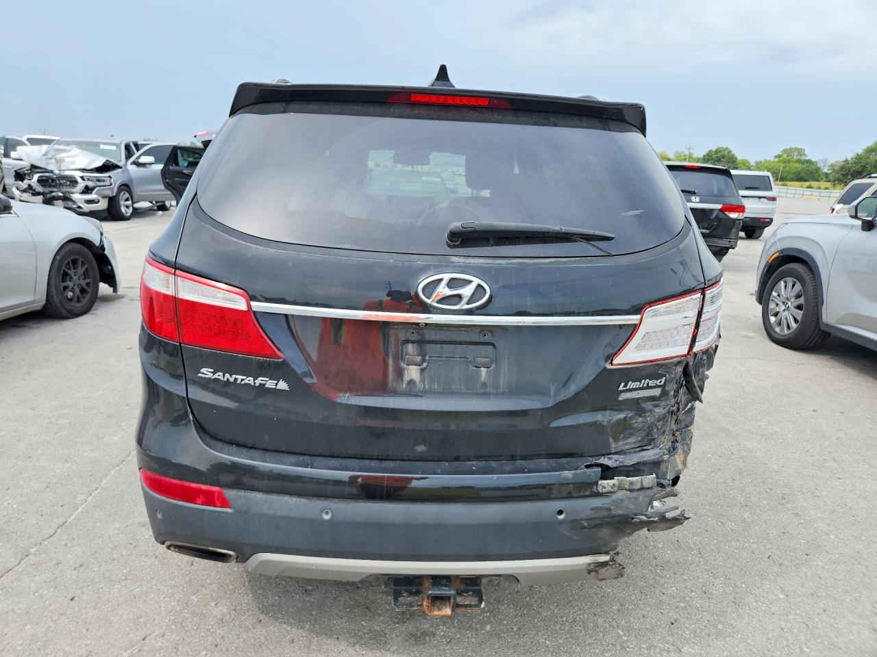 2015 Hyundai Santa Fe Limited Black vin: KM8SRDHF0FU125799