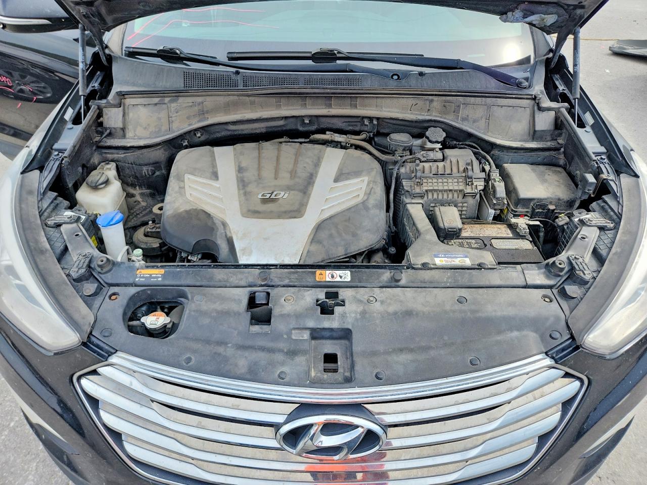 2015 Hyundai Santa Fe Limited Black vin: KM8SRDHF0FU125799