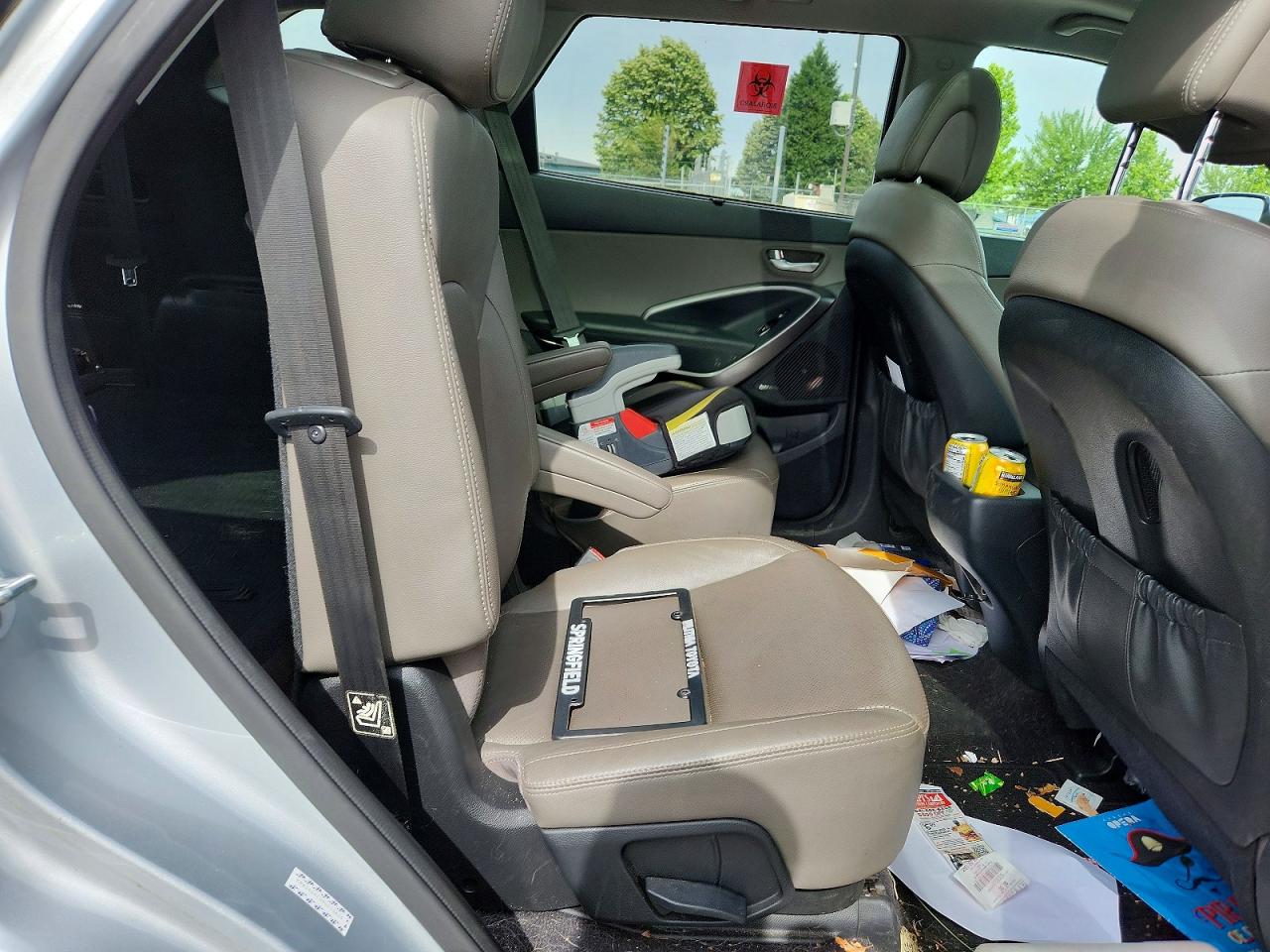 2017 Hyundai Santa Fe Limited Ultimate Silver vin: KM8SRDHF0HU216624
