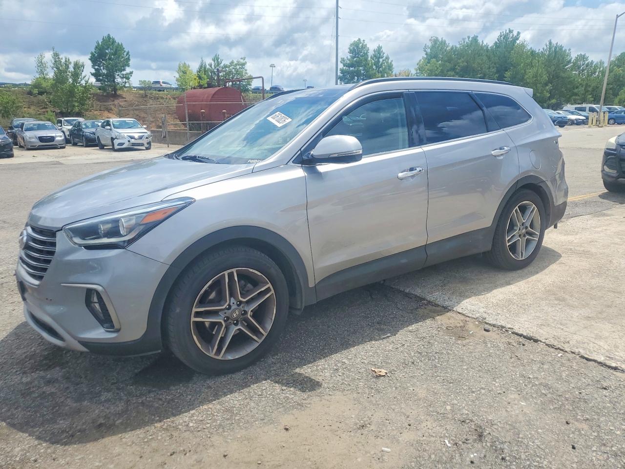 2017 Hyundai Santa Fe Se Ultimate Silver vin: KM8SRDHF0HU222908