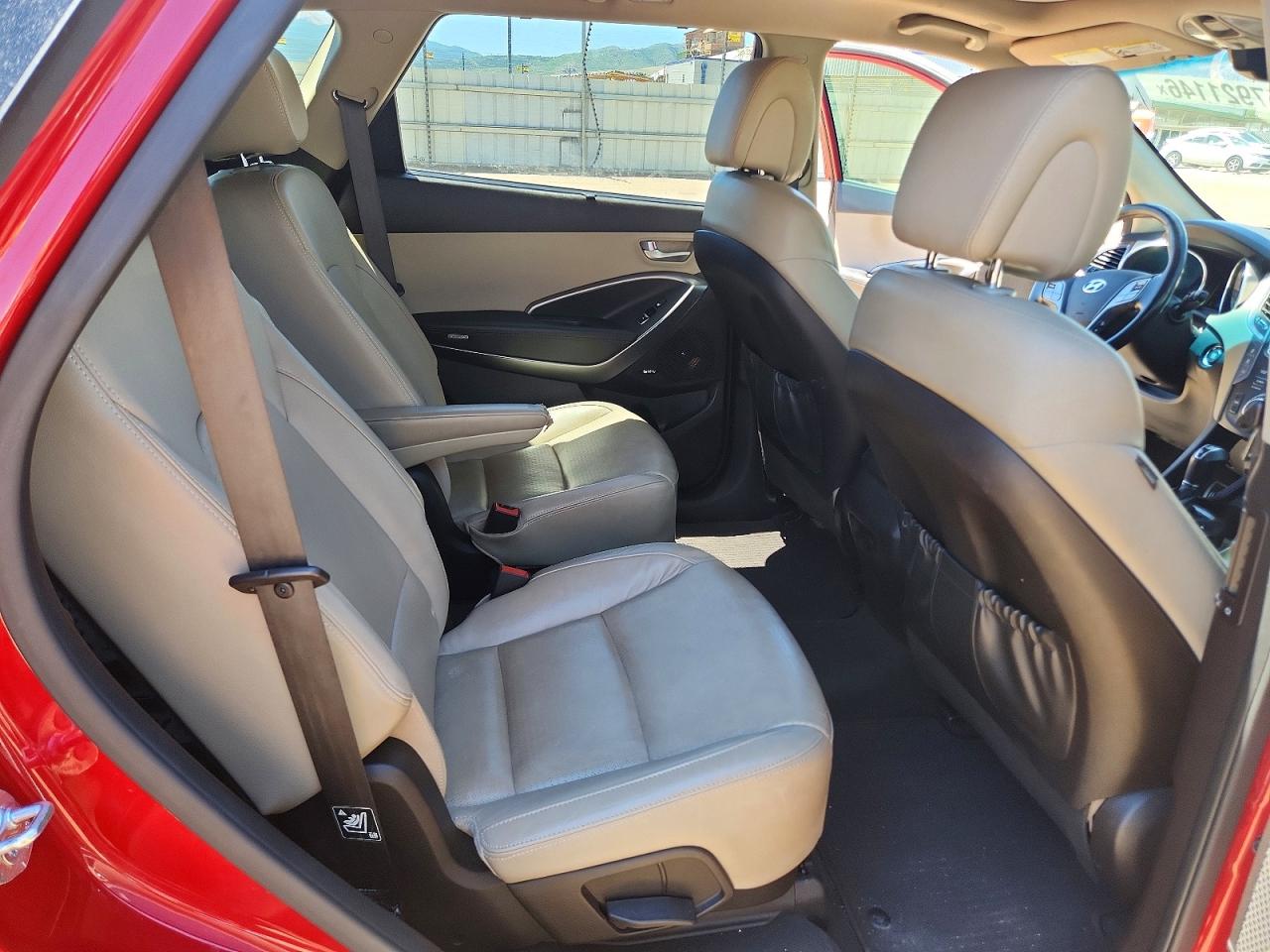 2013 Hyundai Santa Fe Limited Красный vin: KM8SRDHF1DU017589