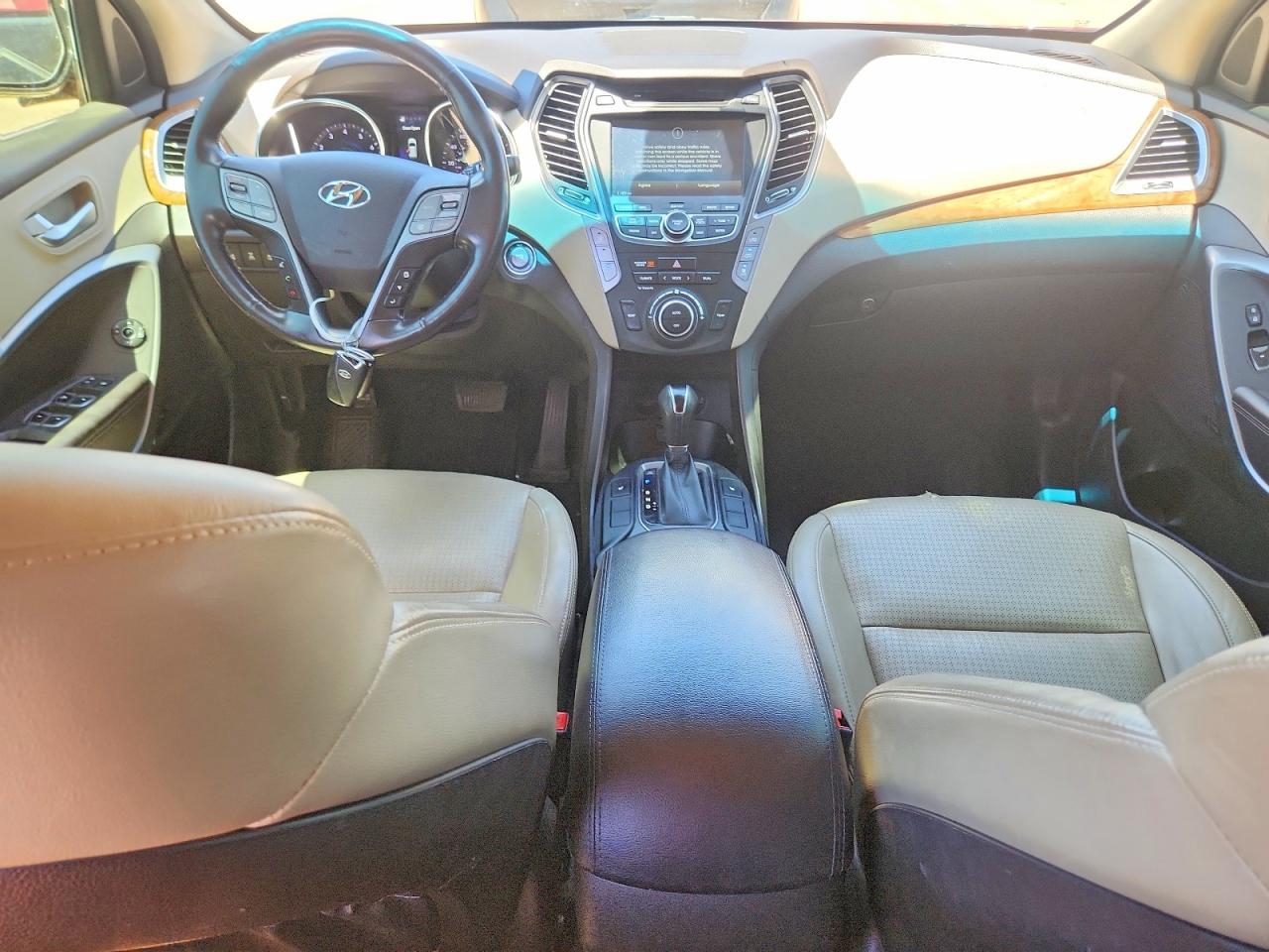 2013 Hyundai Santa Fe Limited Красный vin: KM8SRDHF1DU017589