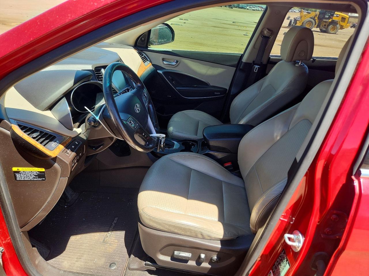 2013 Hyundai Santa Fe Limited Красный vin: KM8SRDHF1DU017589