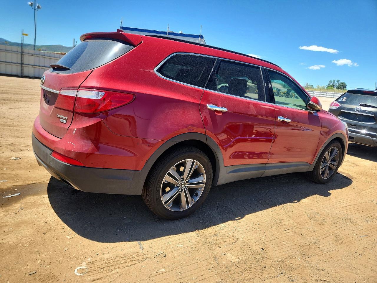 2013 Hyundai Santa Fe Limited Красный vin: KM8SRDHF1DU017589