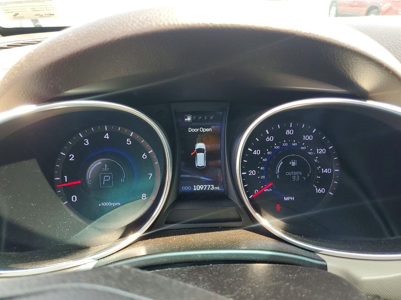 2013 Hyundai Santa Fe Limited Blue vin: KM8SRDHF1DU020539