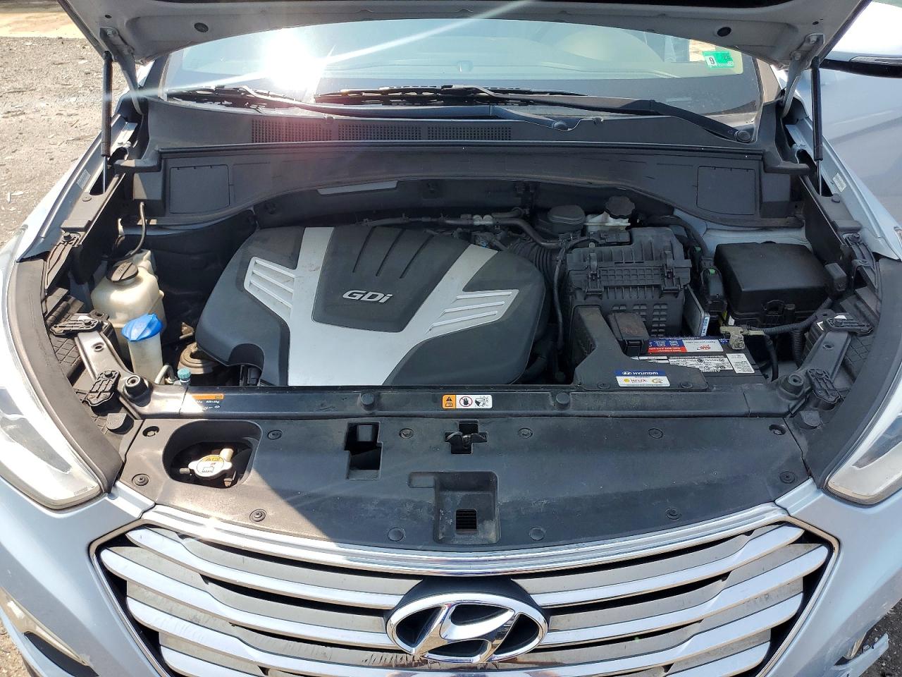 2013 Hyundai Santa Fe Limited Blue vin: KM8SRDHF1DU020539