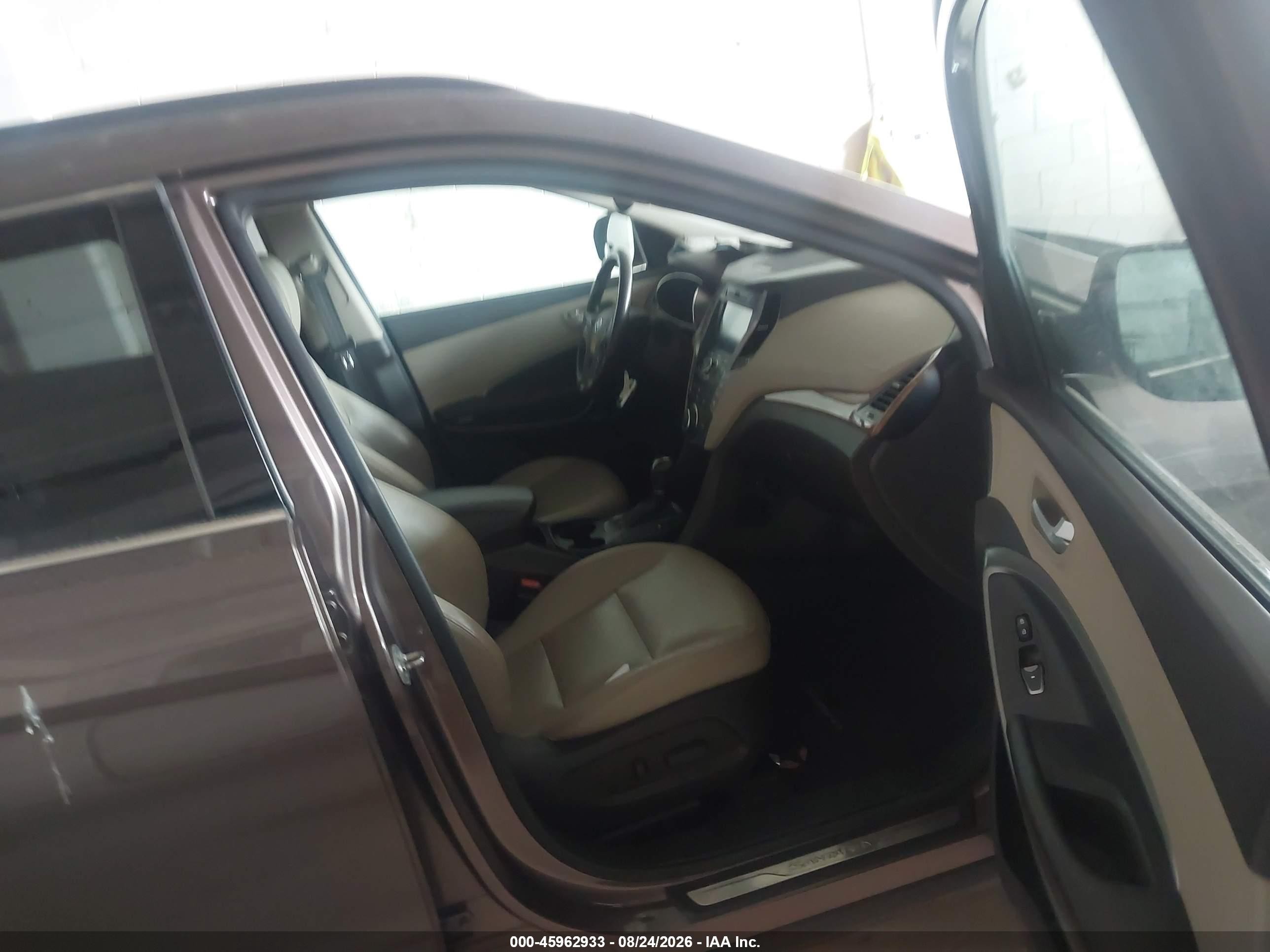 2013 Hyundai Santa Fe Limited Brown vin: KM8SRDHF1DU023201