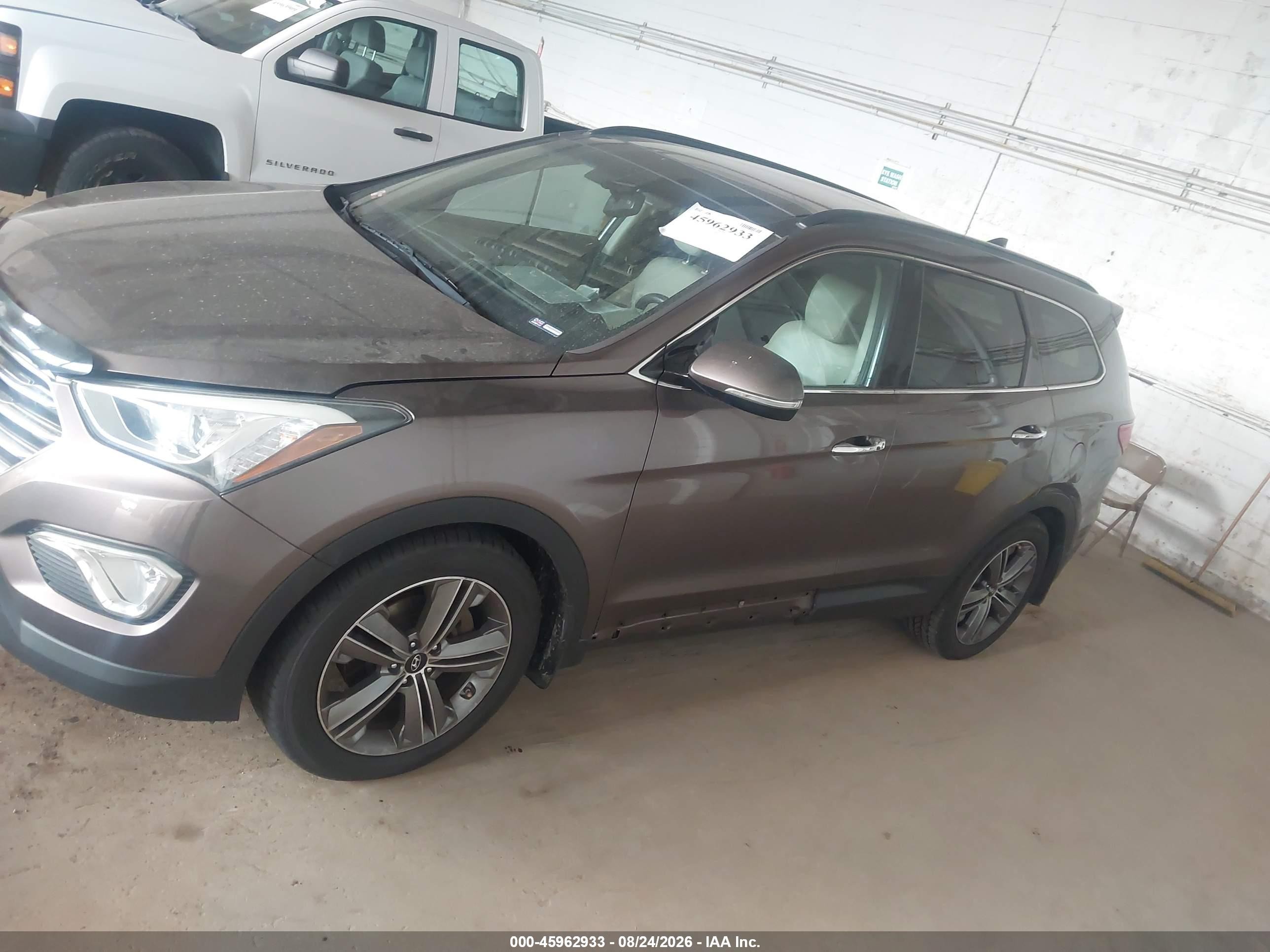 2013 Hyundai Santa Fe Limited Brown vin: KM8SRDHF1DU023201