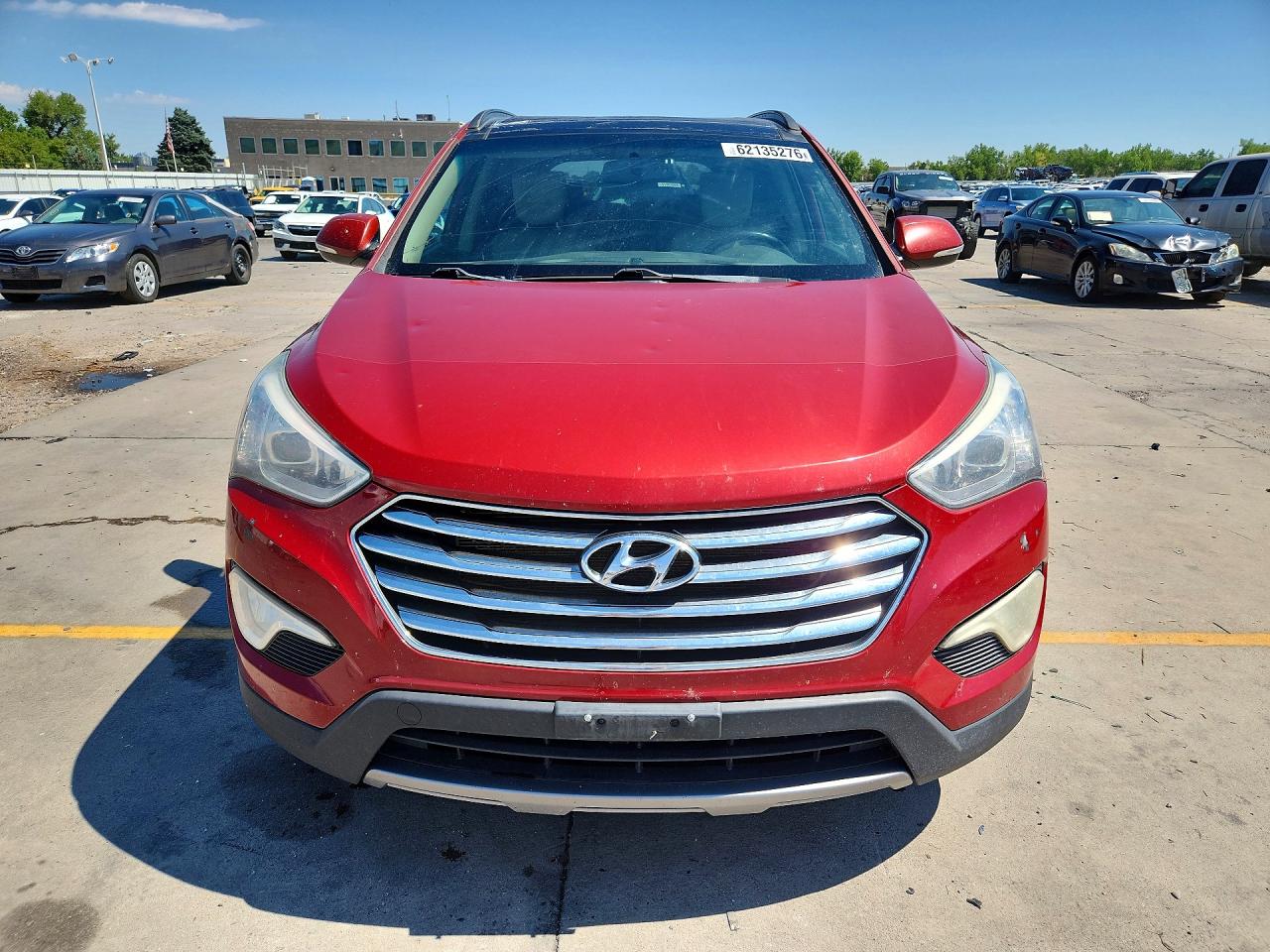 2014 Hyundai Santa Fe Limited Red vin: KM8SRDHF1EU052778