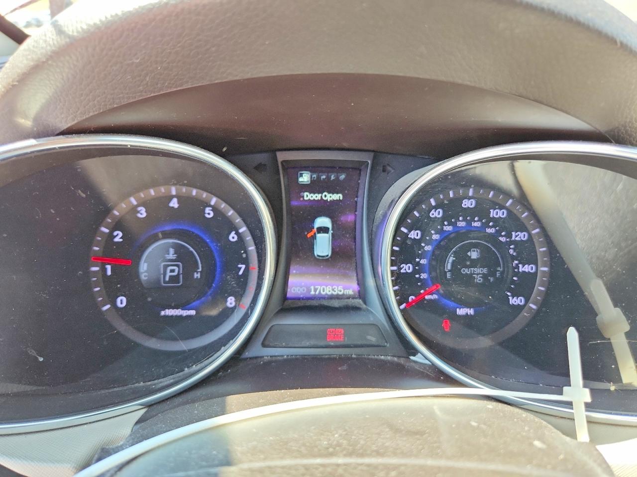 2014 Hyundai Santa Fe Limited Red vin: KM8SRDHF1EU052778