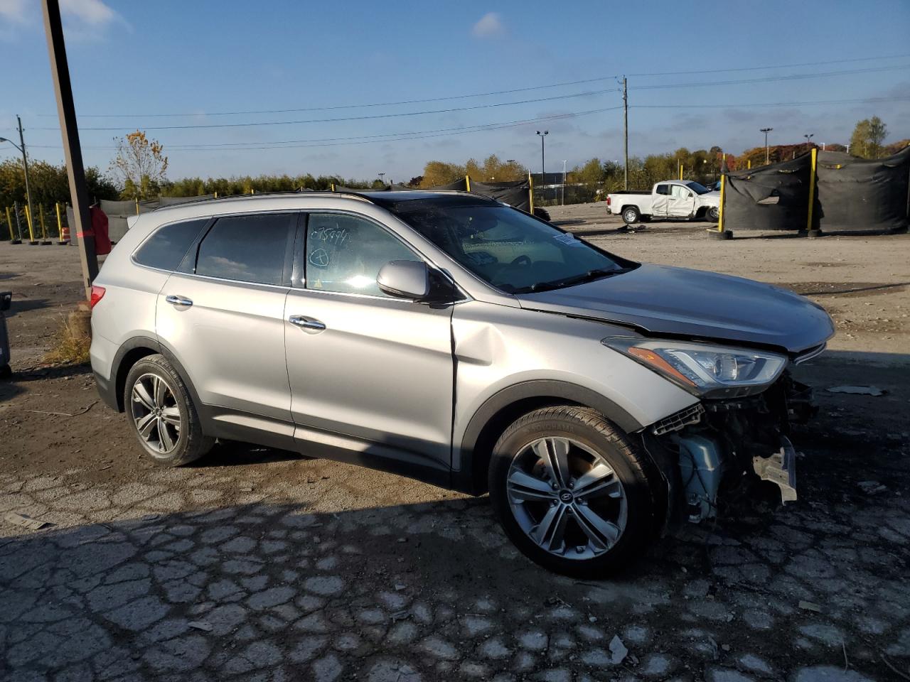 2014 Hyundai Santa Fe Gls Gray vin: KM8SRDHF1EU075994