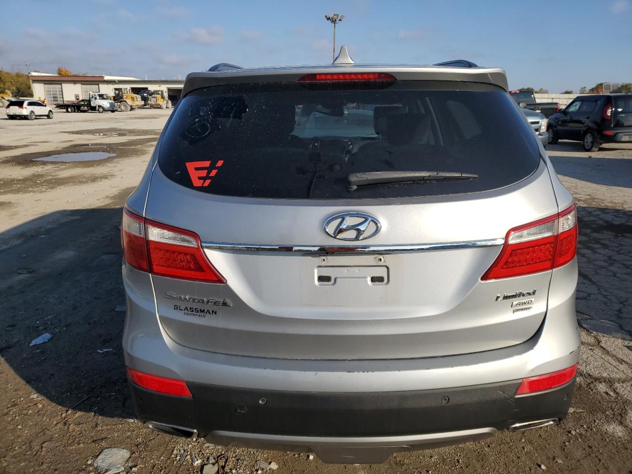 2014 Hyundai Santa Fe Gls Gray vin: KM8SRDHF1EU075994