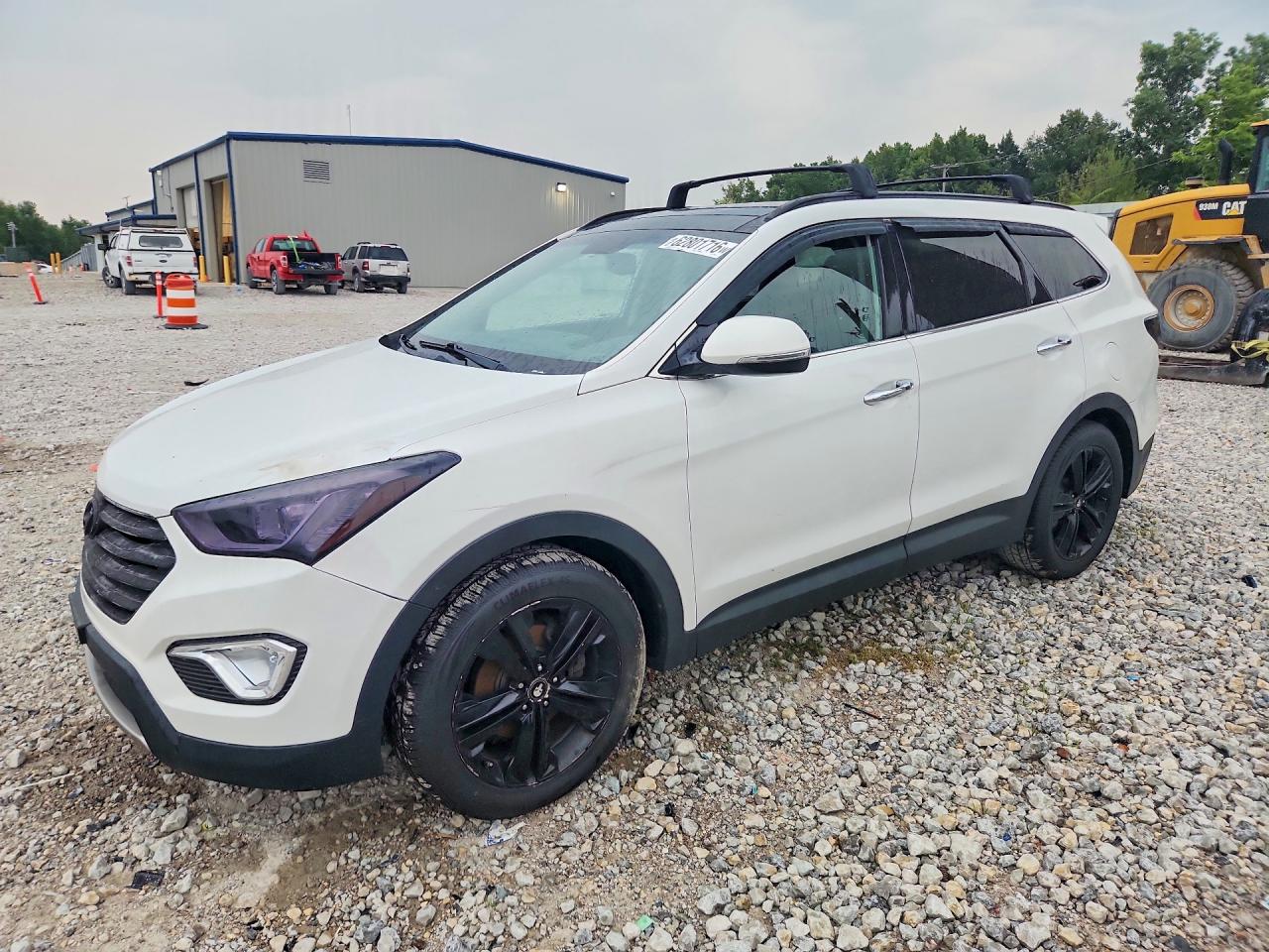 2015 Hyundai Santa Fe Limited White vin: KM8SRDHF1FU103648