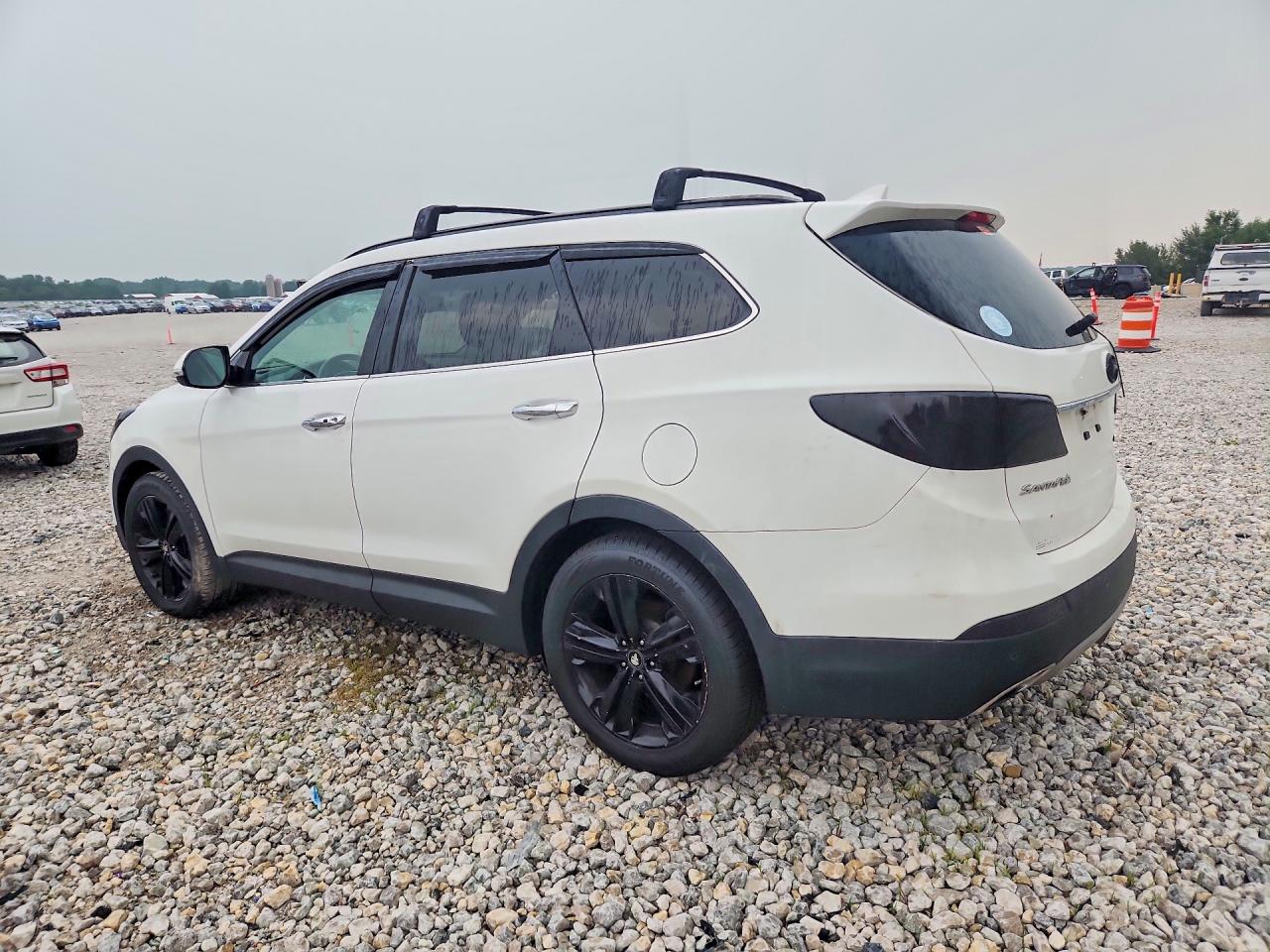 2015 Hyundai Santa Fe Limited White vin: KM8SRDHF1FU103648