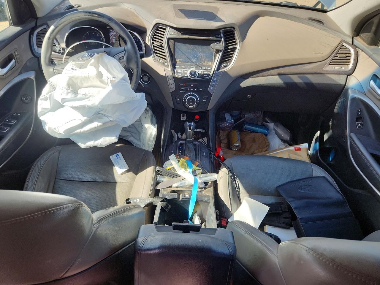 2015 Hyundai Santa Fe Limited Silver vin: KM8SRDHF1FU109630