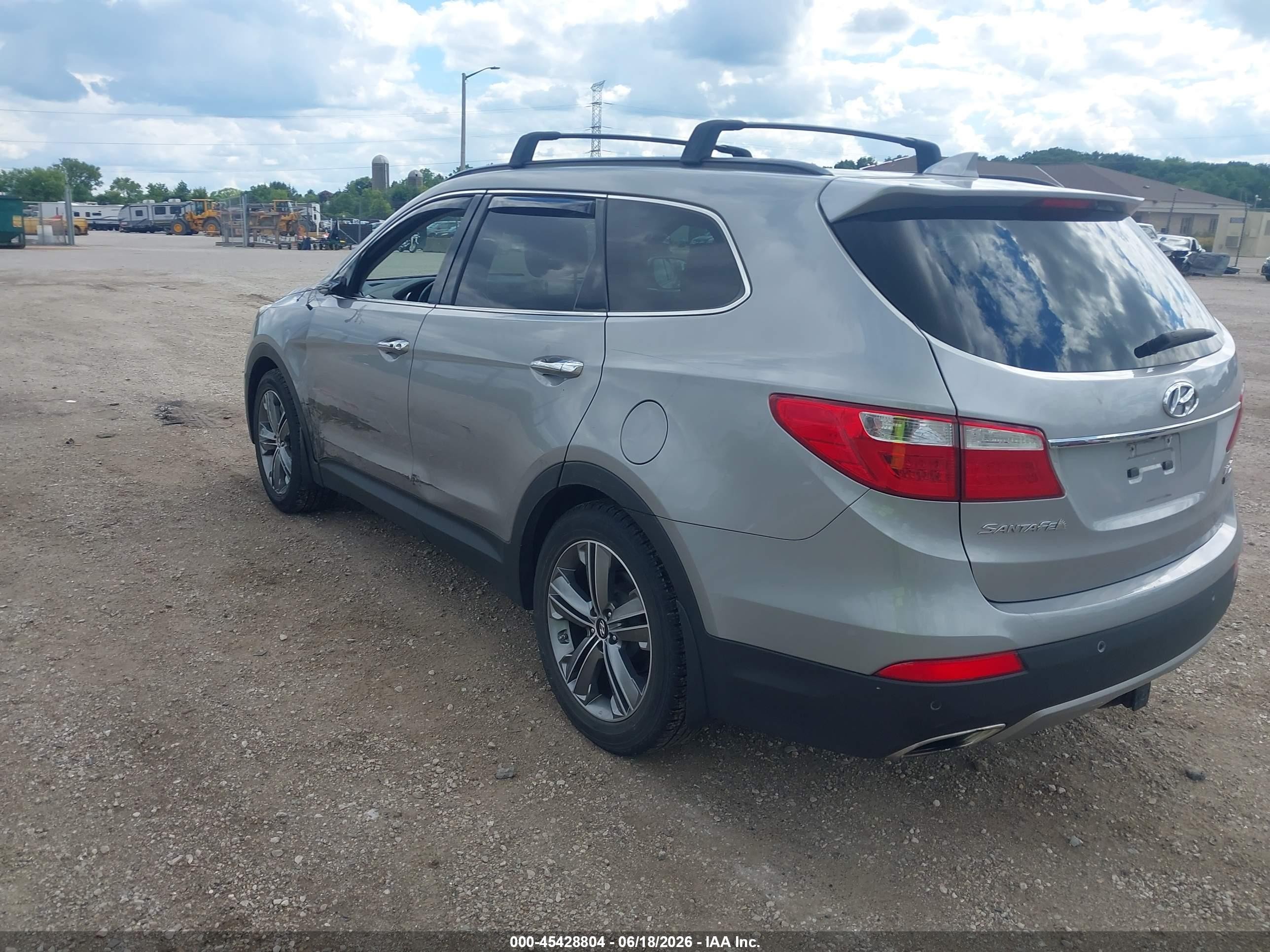 2015 Hyundai Santa Fe Limited Silver vin: KM8SRDHF1FU116268