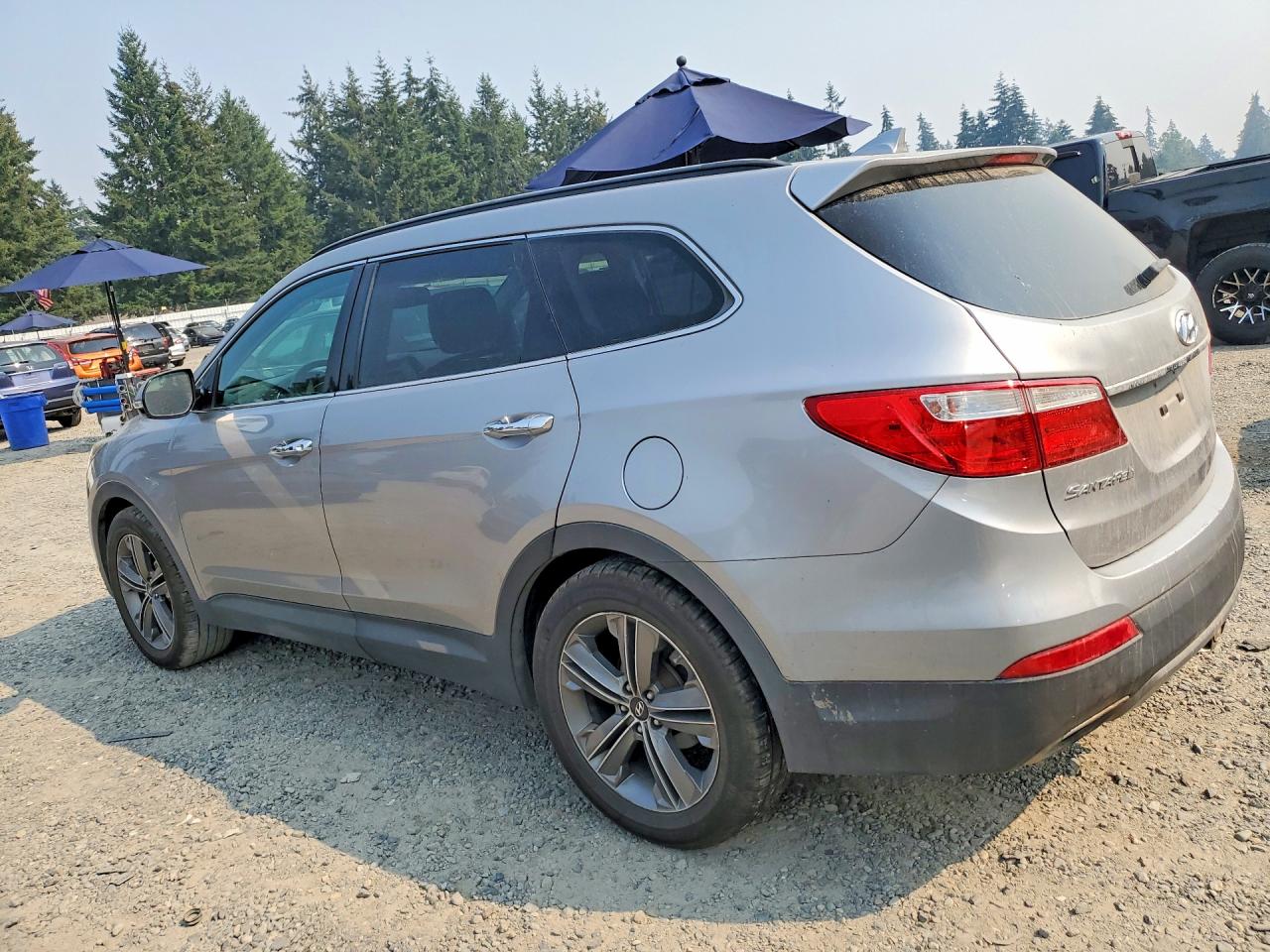 2013 Hyundai Santa Fe Limited Silver vin: KM8SRDHF2DU009419