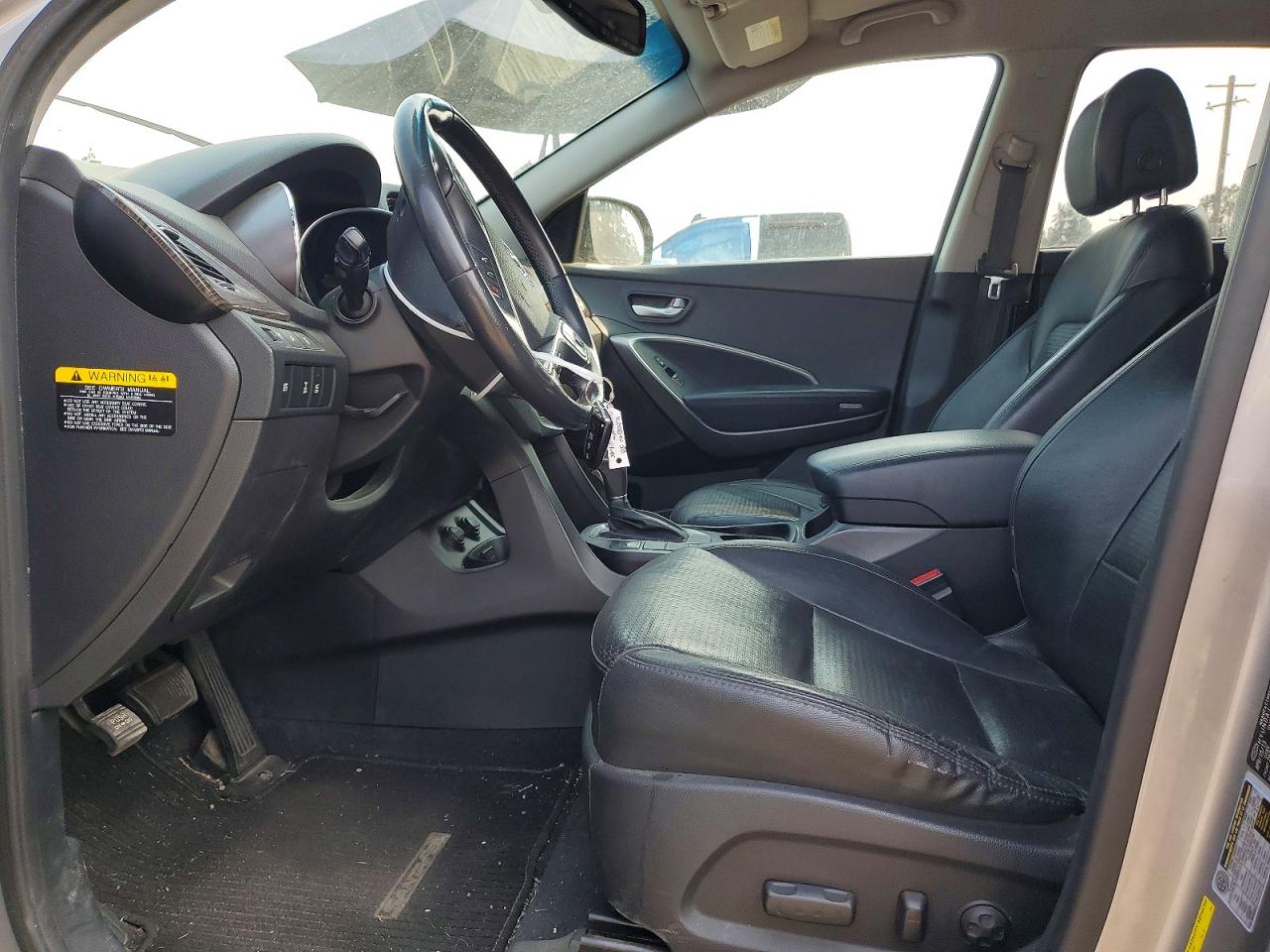 2013 Hyundai Santa Fe Limited Silver vin: KM8SRDHF2DU009419