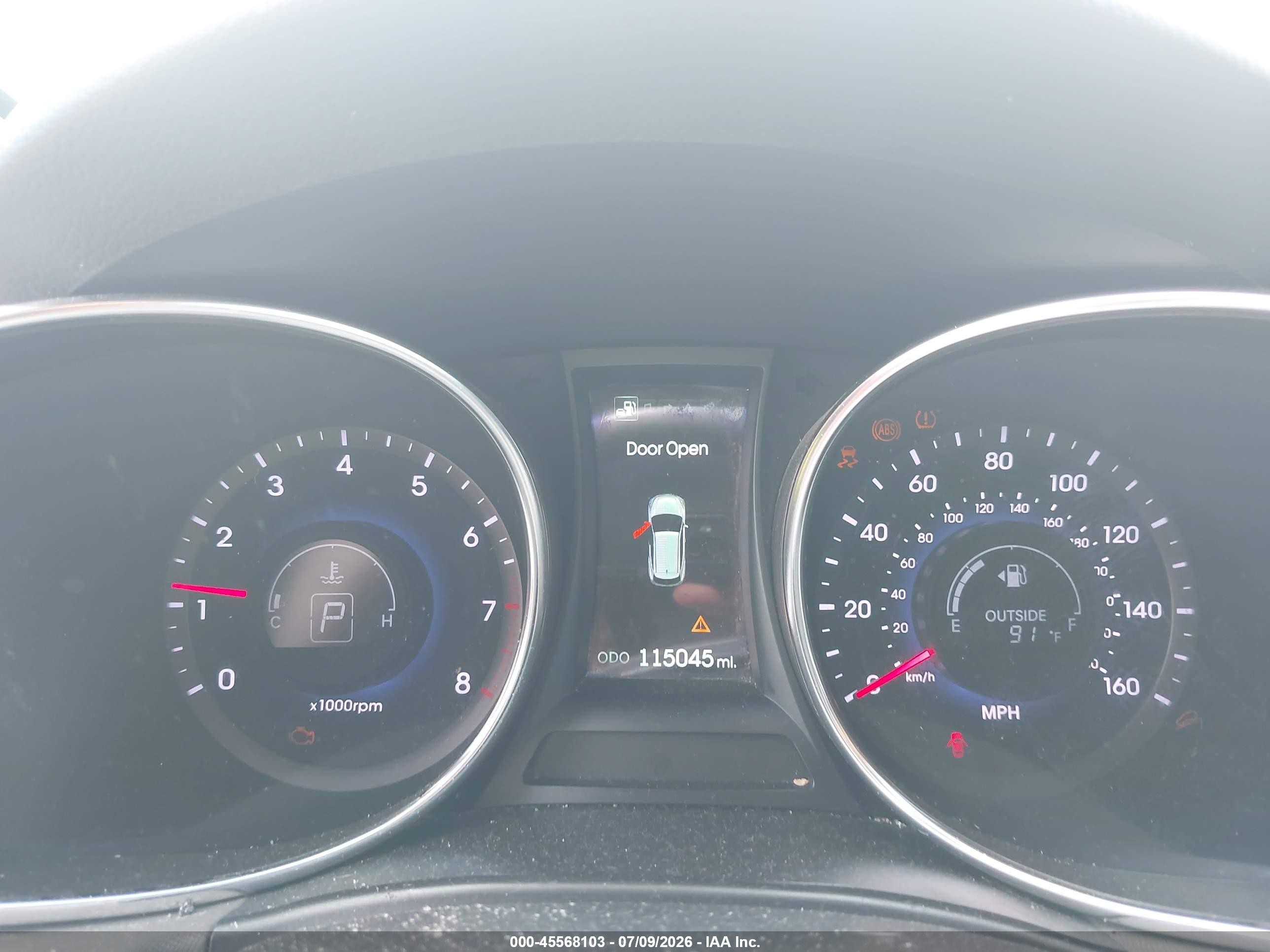 2014 Hyundai Santa Fe Limited Silver vin: KM8SRDHF2EU081321