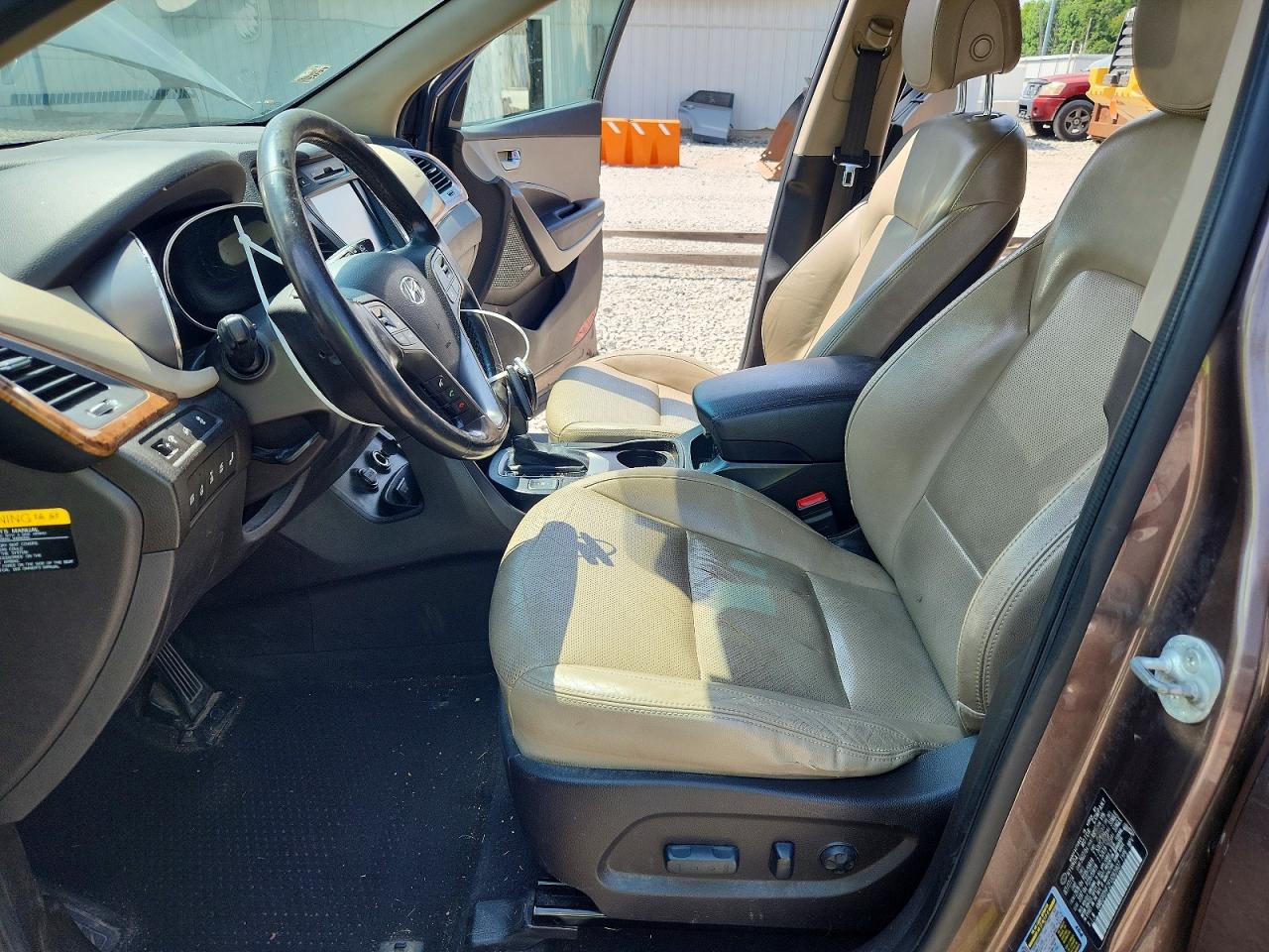 2015 Hyundai Santa Fe Limited Brown vin: KM8SRDHF2FU093907