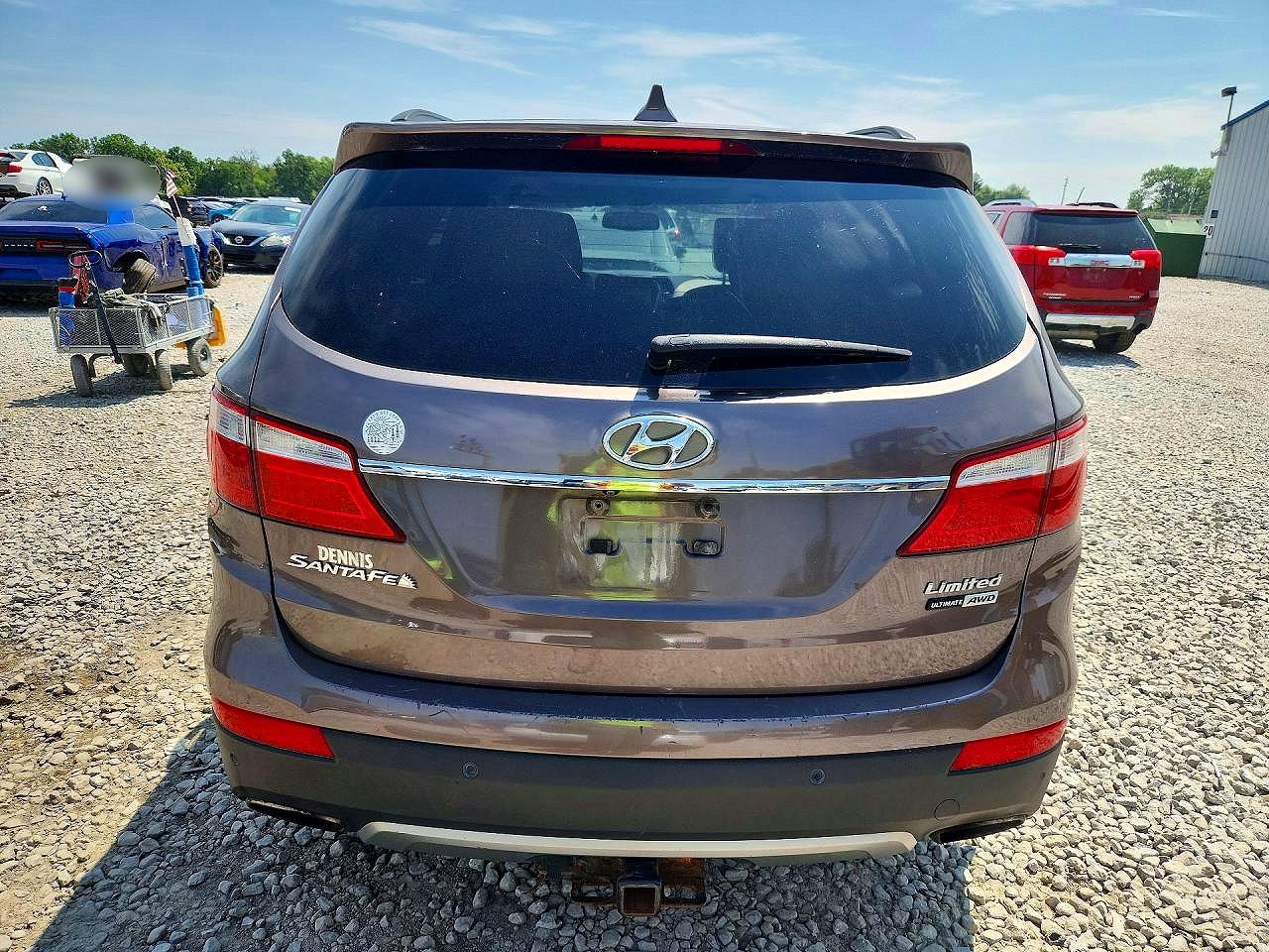 2015 Hyundai Santa Fe Limited Brown vin: KM8SRDHF2FU093907