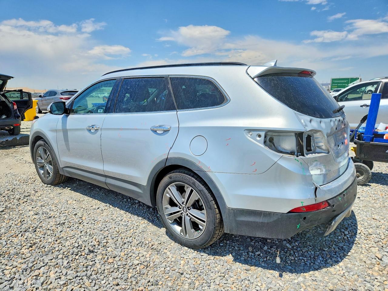 2015 Hyundai Santa Fe Limited Silver vin: KM8SRDHF2FU108793