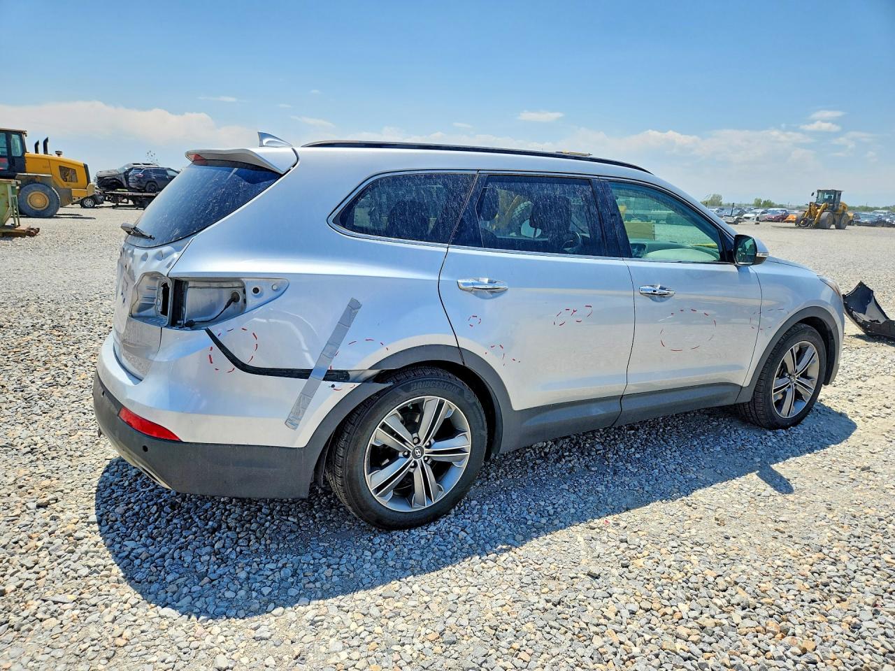 2015 Hyundai Santa Fe Limited Silver vin: KM8SRDHF2FU108793