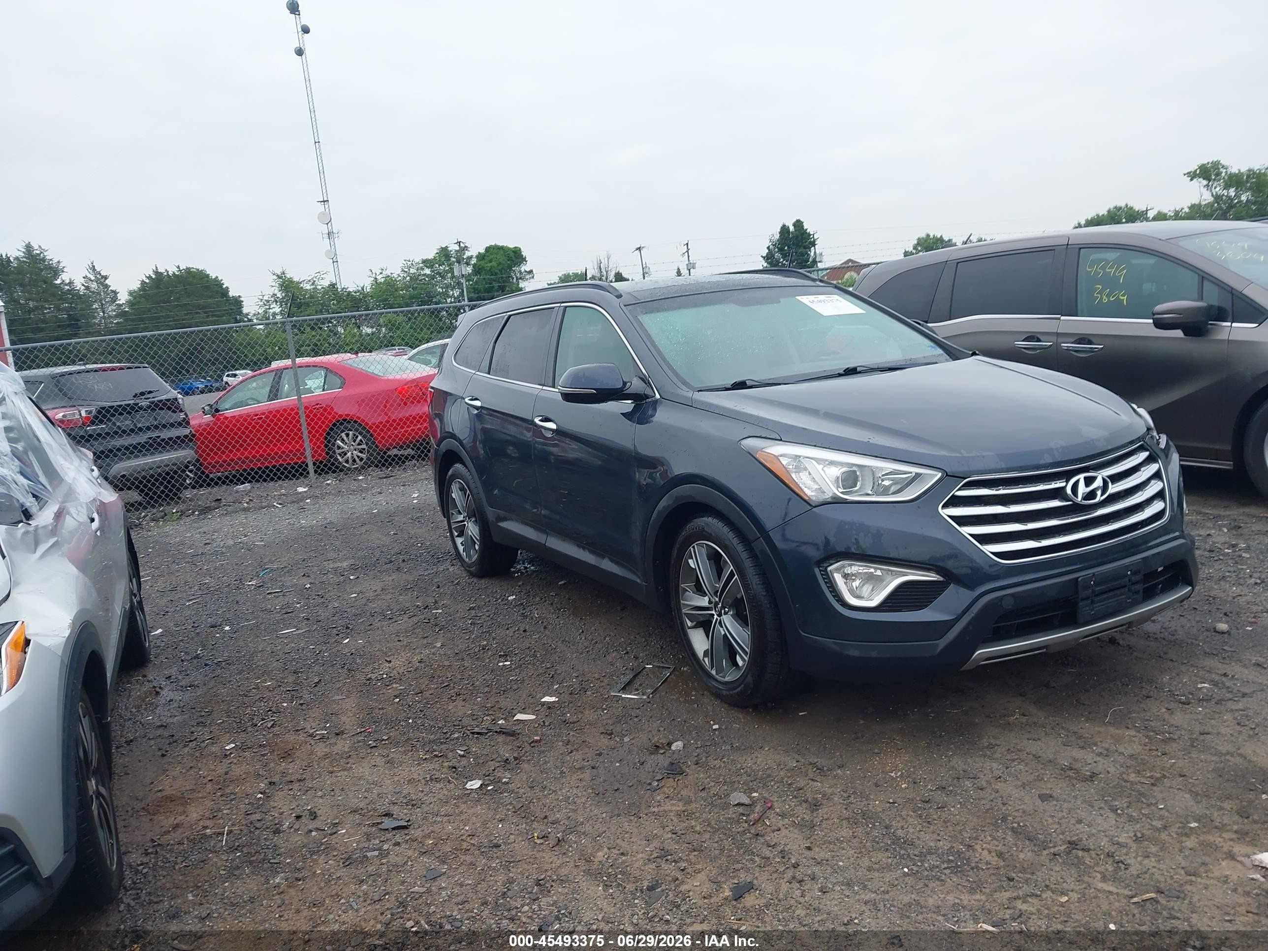 2015 Hyundai Santa Fe Gls Blue vin: KM8SRDHF2FU124296