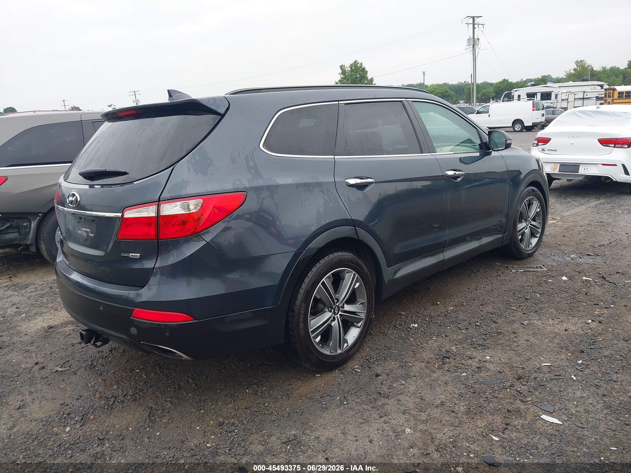 2015 Hyundai Santa Fe Gls Blue vin: KM8SRDHF2FU124296