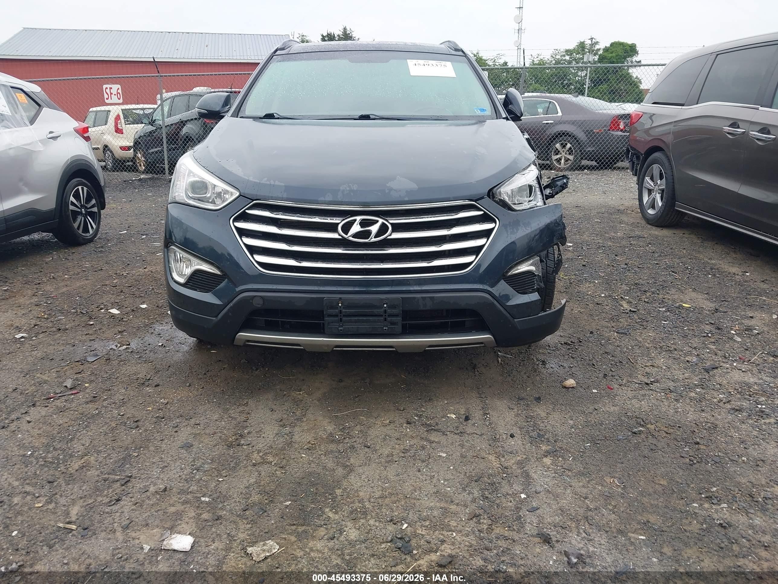 2015 Hyundai Santa Fe Gls Blue vin: KM8SRDHF2FU124296