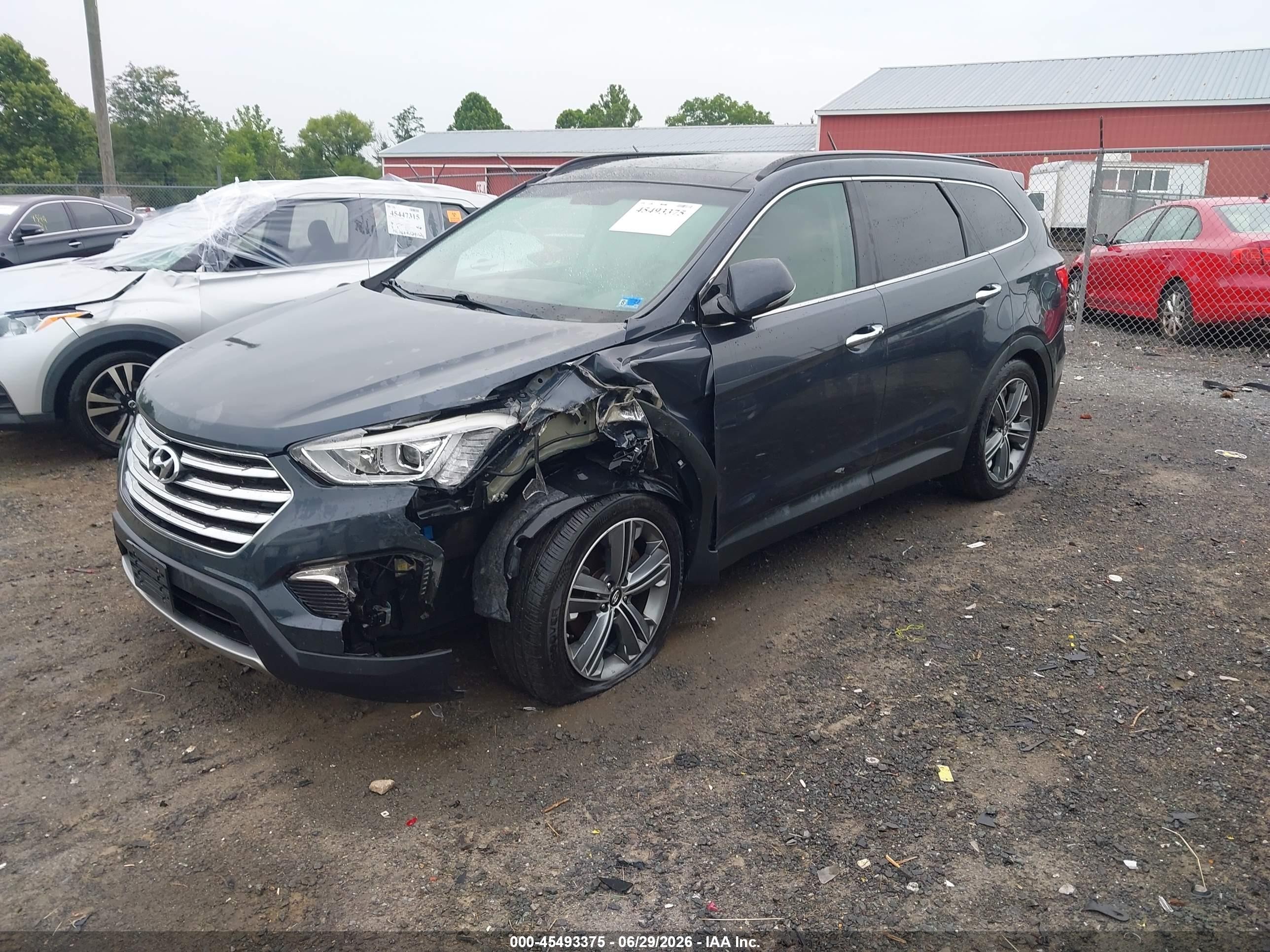 2015 Hyundai Santa Fe Gls Blue vin: KM8SRDHF2FU124296