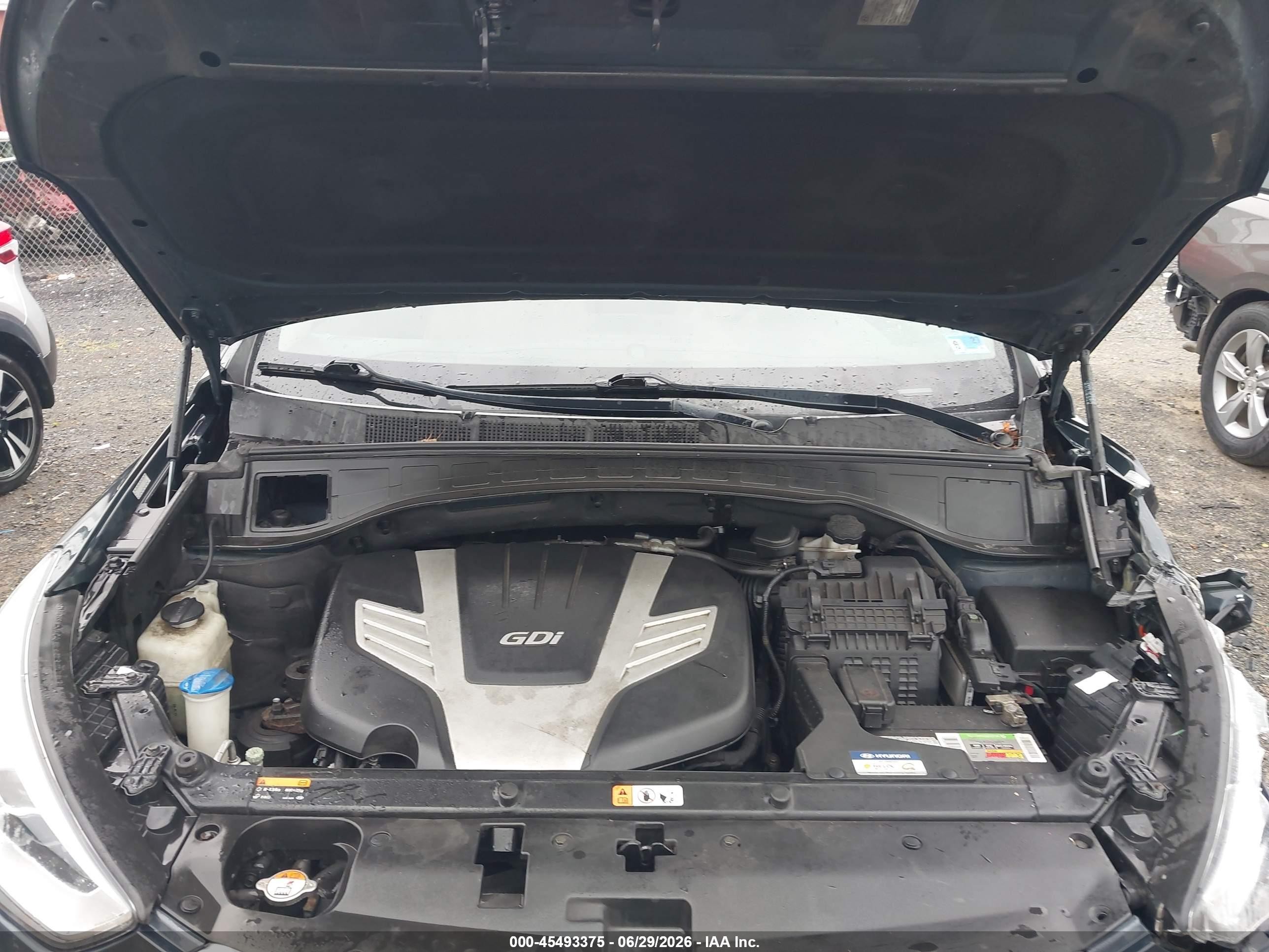 2015 Hyundai Santa Fe Gls Blue vin: KM8SRDHF2FU124296