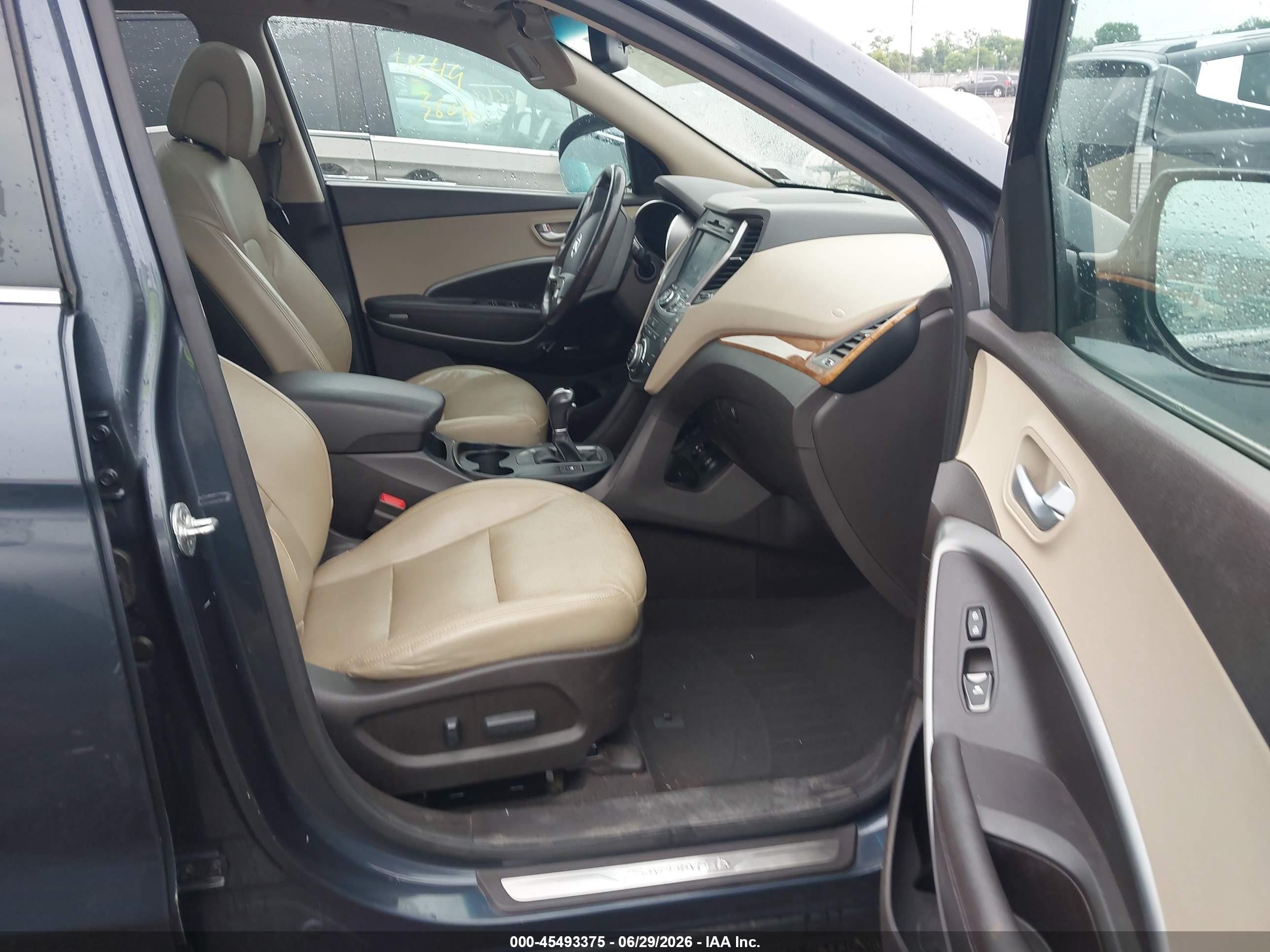 2015 Hyundai Santa Fe Gls Blue vin: KM8SRDHF2FU124296