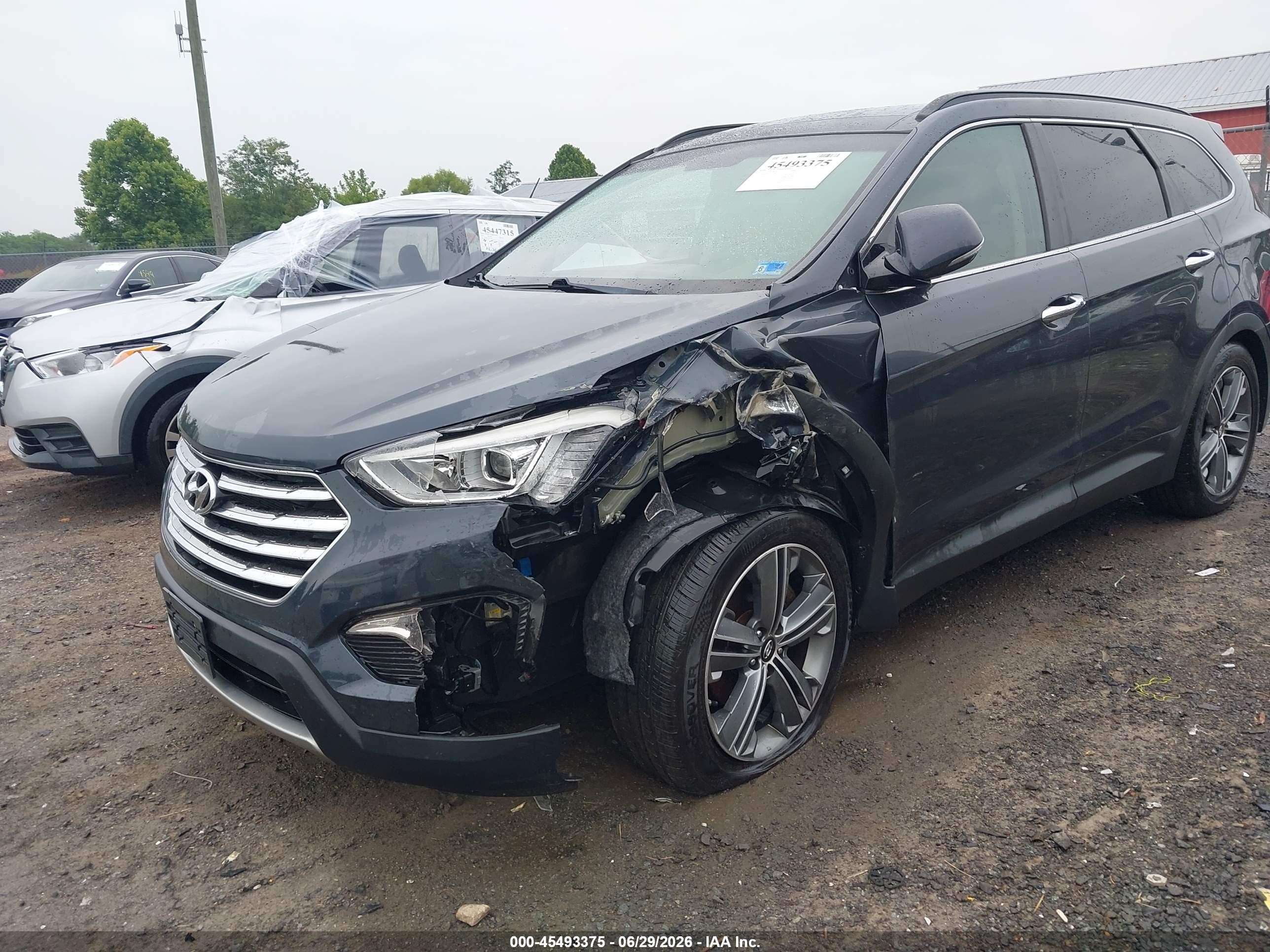 2015 Hyundai Santa Fe Gls Blue vin: KM8SRDHF2FU124296