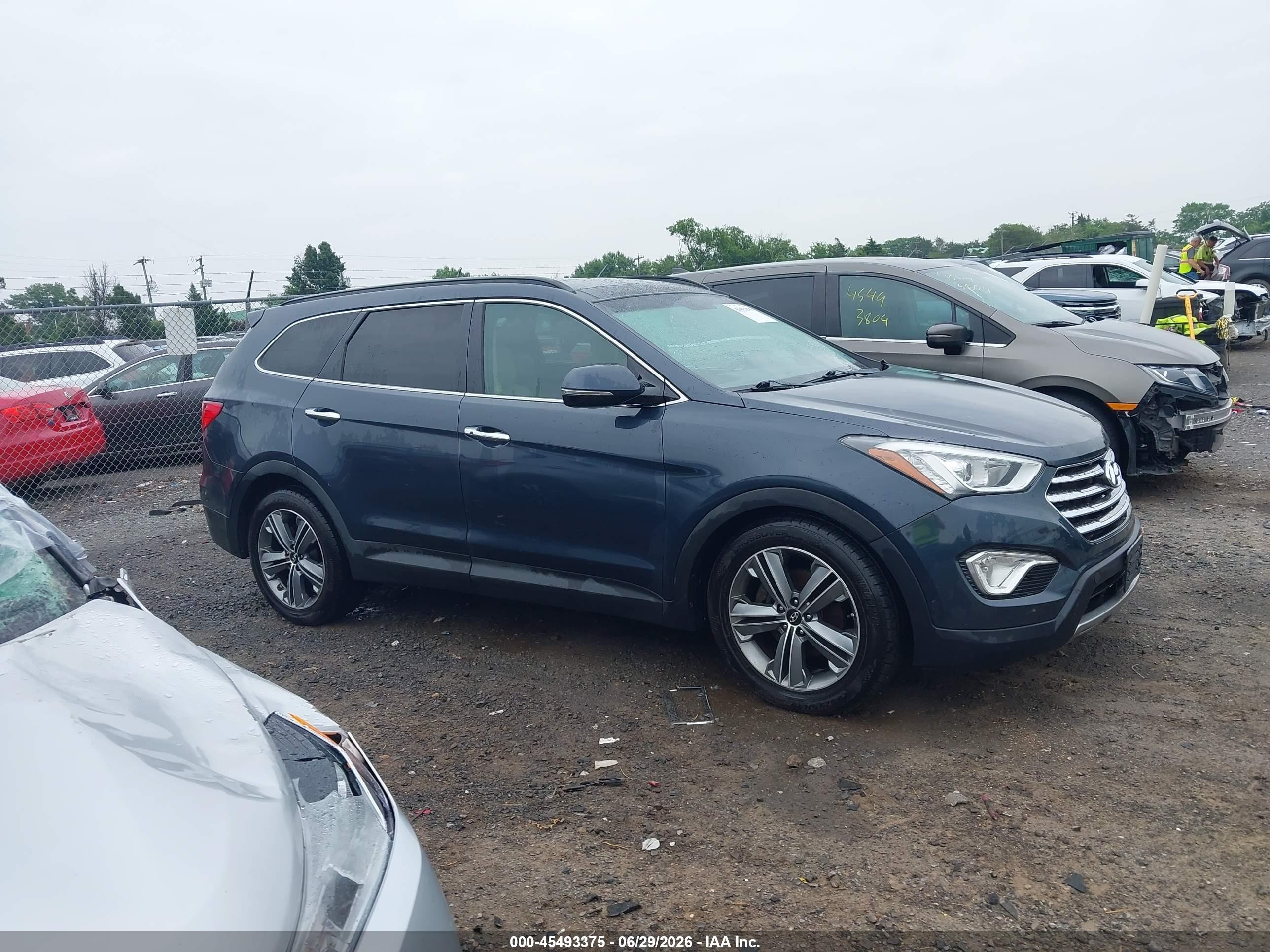 2015 Hyundai Santa Fe Gls Blue vin: KM8SRDHF2FU124296